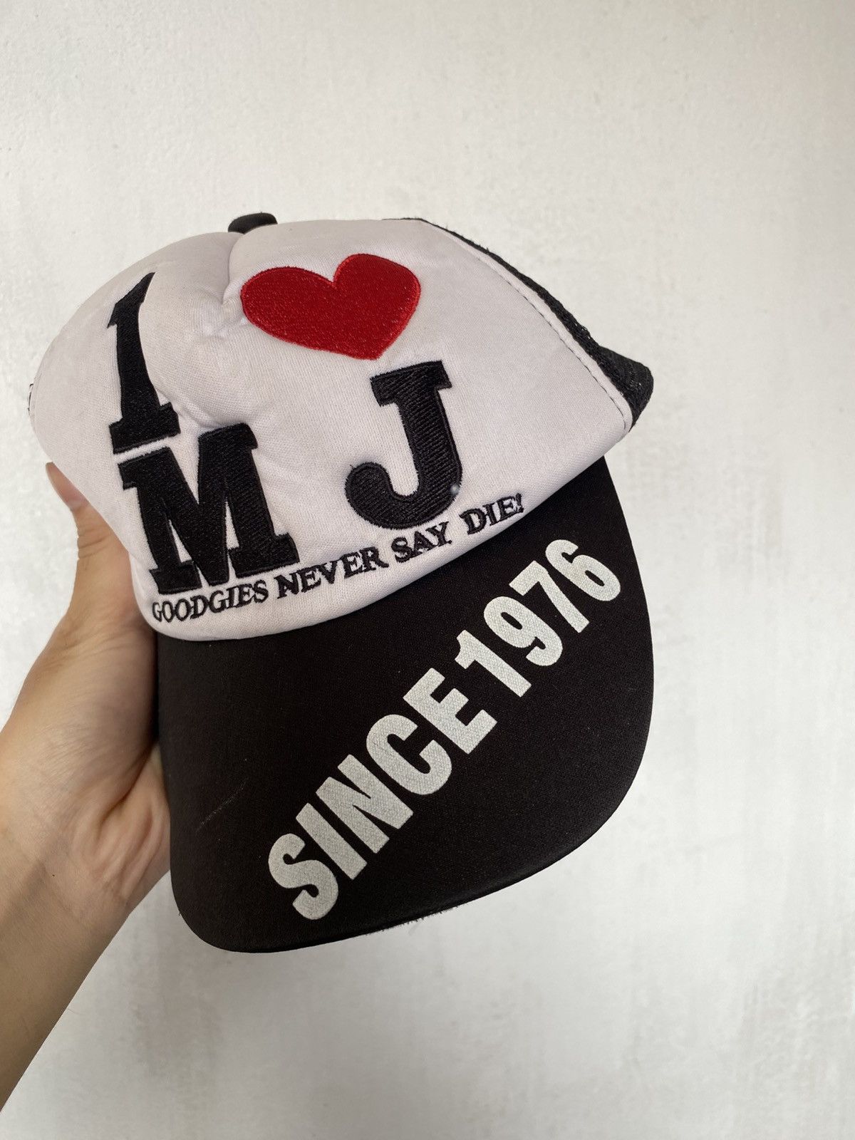 Hysteric Glamour × If Six Was Nine × Japanese Brand Mj Embroidery Poem Trucker Hat Size ONE SIZE - 3 Thumbnail