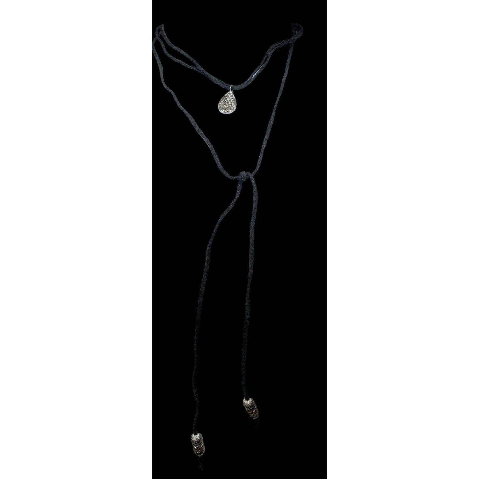 Other Whimsigoth Black Beaded Choker/Lariat Necklace Size ONE SIZE - 6 Thumbnail