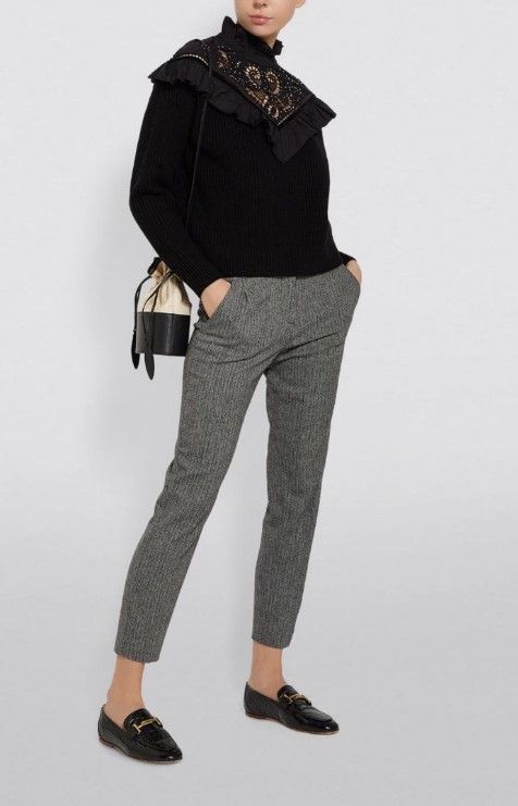 Sandro Sandro wool blend sweater in black. Size 3. Size M / US 6-8 / IT 42-44 - 10 Thumbnail
