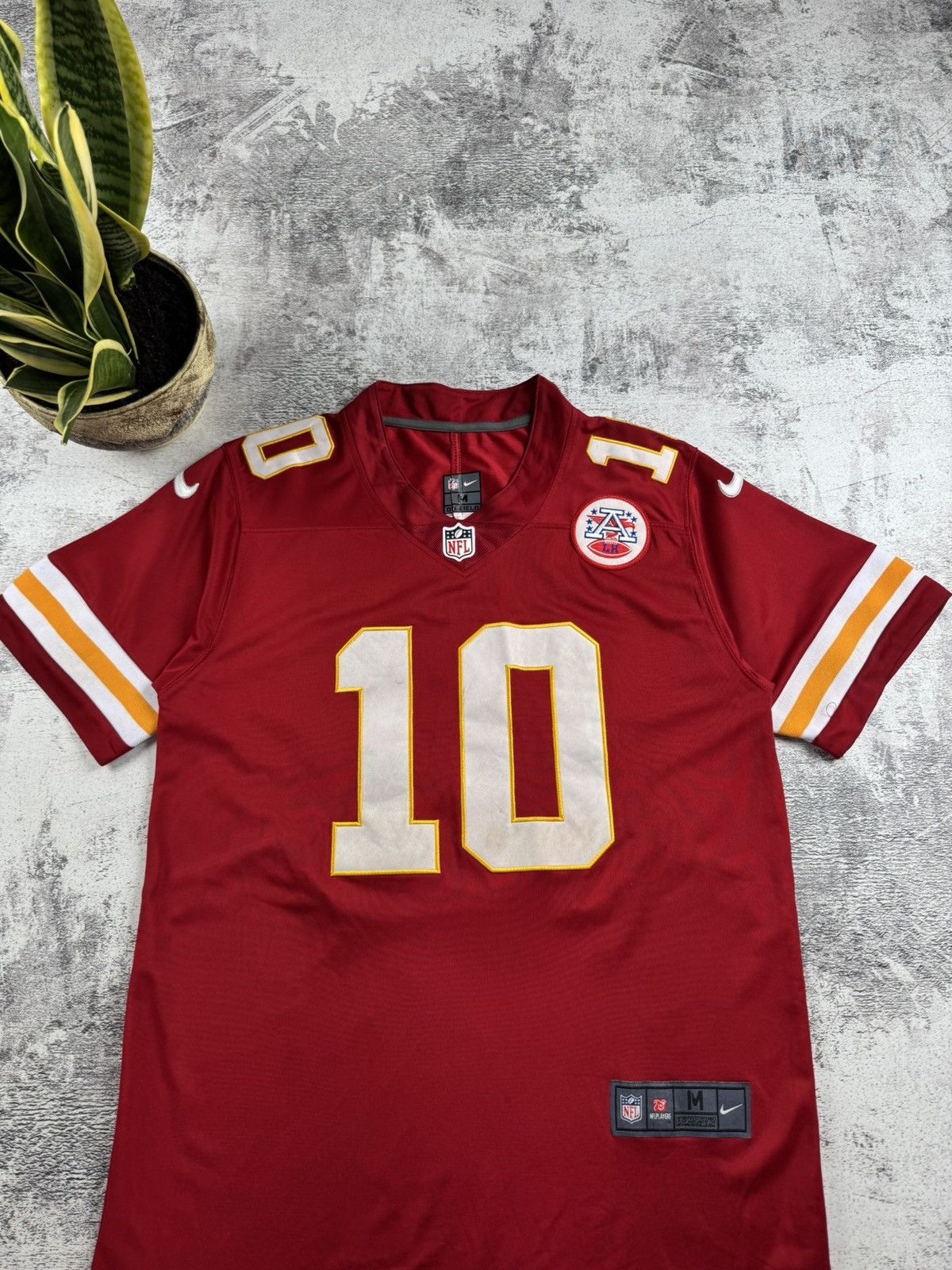 NFL × Vintage Kansas City Tyreek Hill #10 Superbowl T shirt Jersey Tee Size US M / EU 48-50 / 2 - 6 Thumbnail