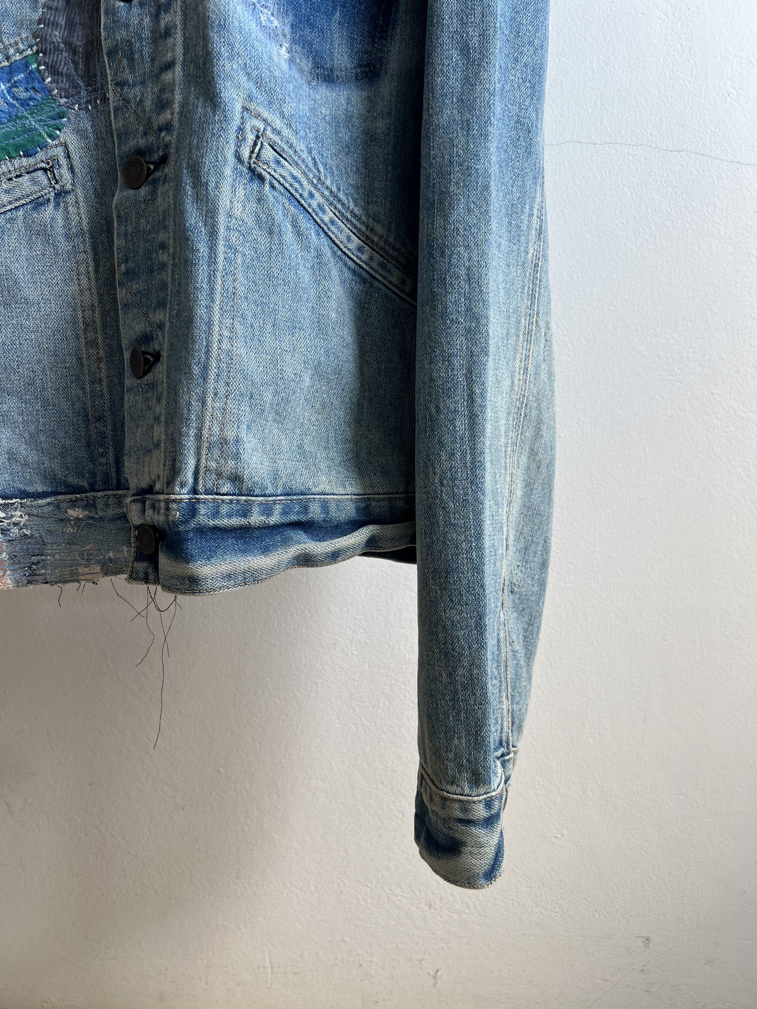 Vintage BORO/PATCHWORK DENIM JACKET DISTRESSED Size US S / EU 44-46 / 1 - 7 Thumbnail