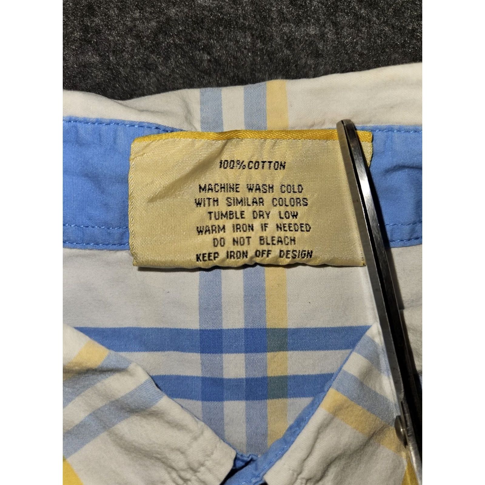 Southpole Southpole Button-Up Shirt Men's XL Plaid Short Sleeve Logo Embroidered Hip Hop Y2K Colorful Multicolor Quick Care Shirt Size US XL / EU 56 / 4 - 7 Thumbnail