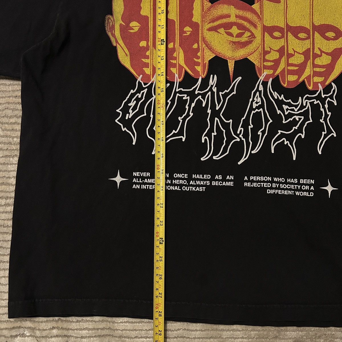 Band Tees NOT FRM HERE® “OUTKAST” Graphic Tee Size US XL / EU 56 / 4 - 6 Thumbnail