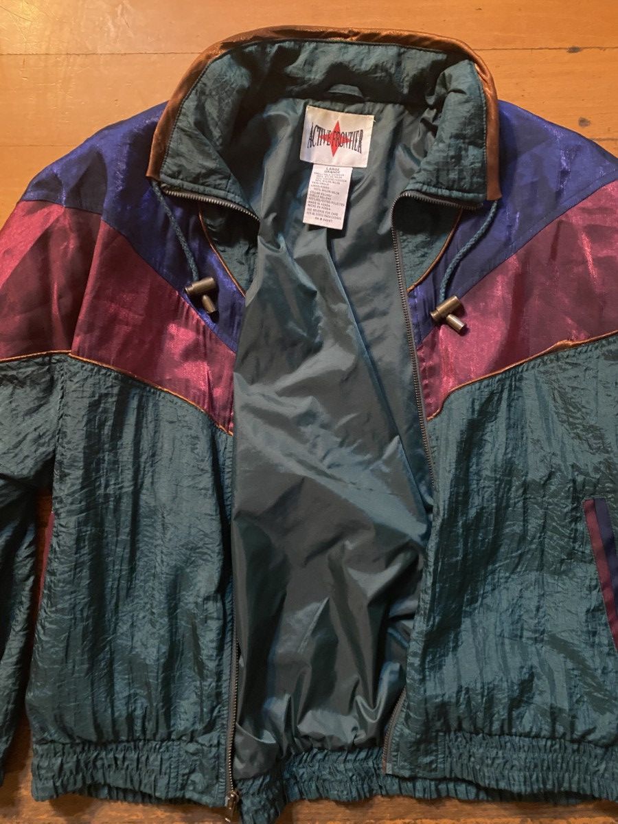 Vintage active frontier vintage 1980s windbreaker Size US L / EU 52-54 / 3 - 3 Thumbnail