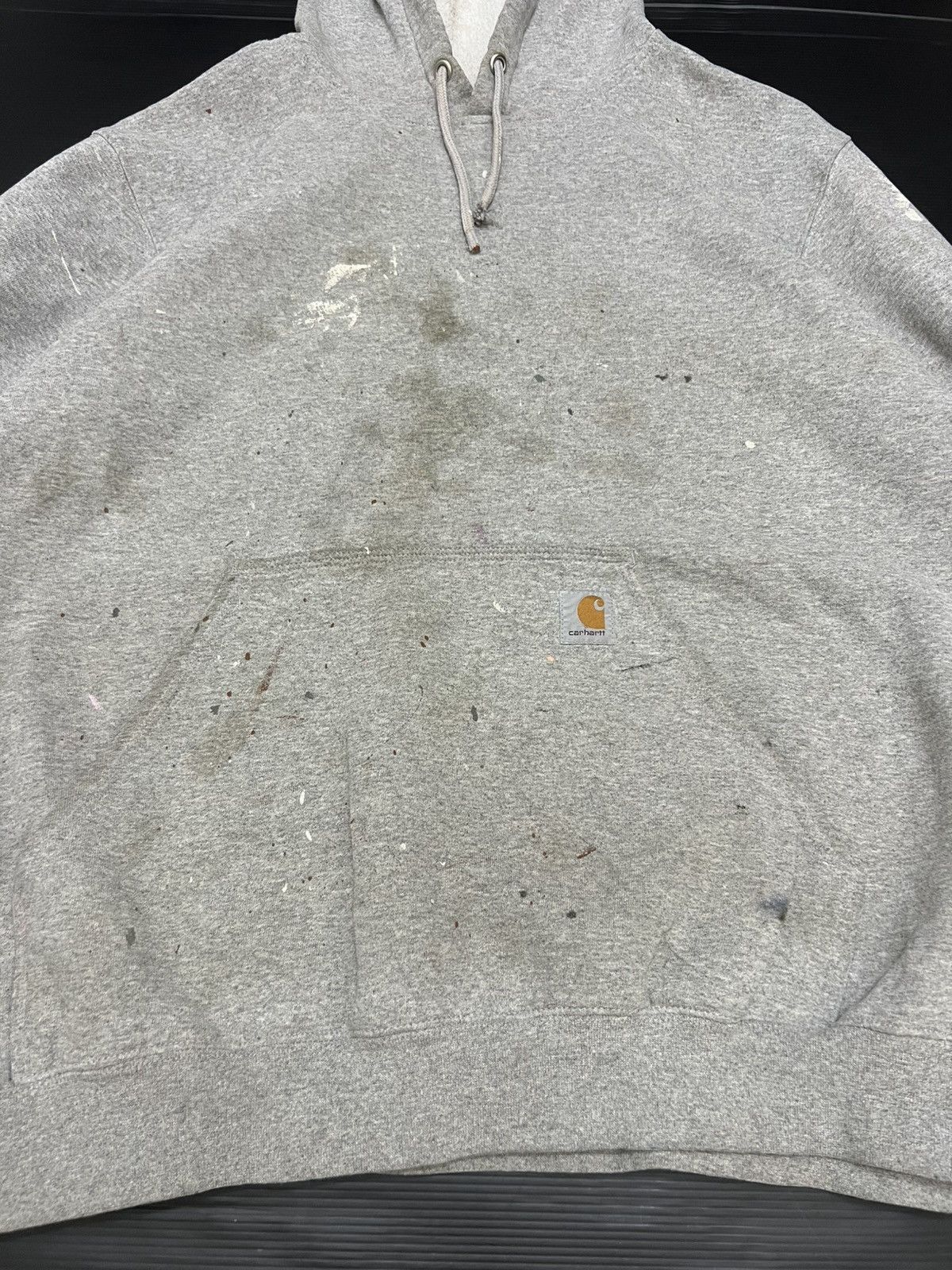 Carhartt VINTAGE Y2K THRASHED FADED CARHARTT OVERSIZE HOODIE Size US XL / EU 56 / 4 - 3 Thumbnail