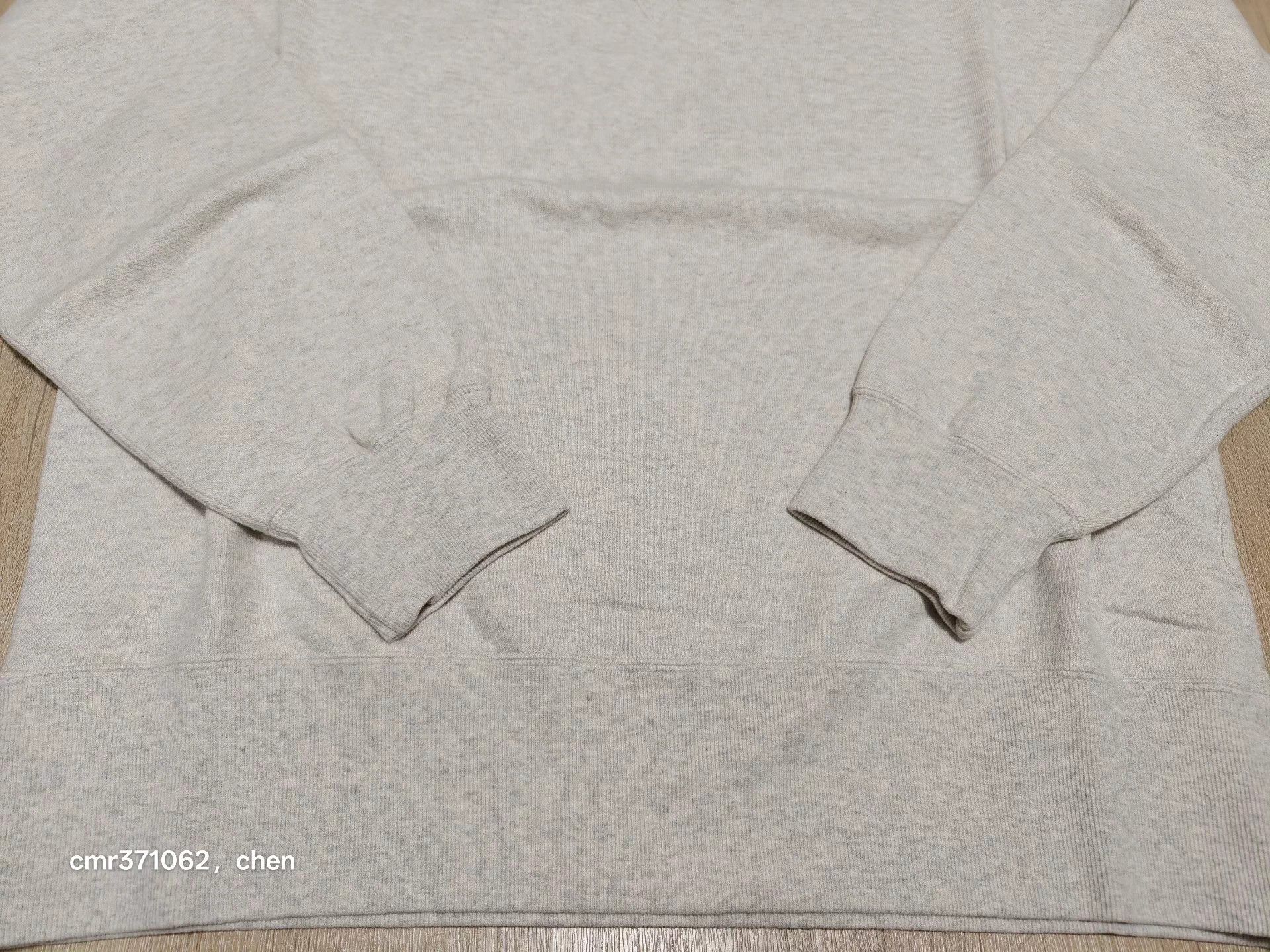 Visvim visvim 26SS Court Sweat L/S Cream Grey Size 5 Size US XXL / EU 58 / 5 - 5 Thumbnail