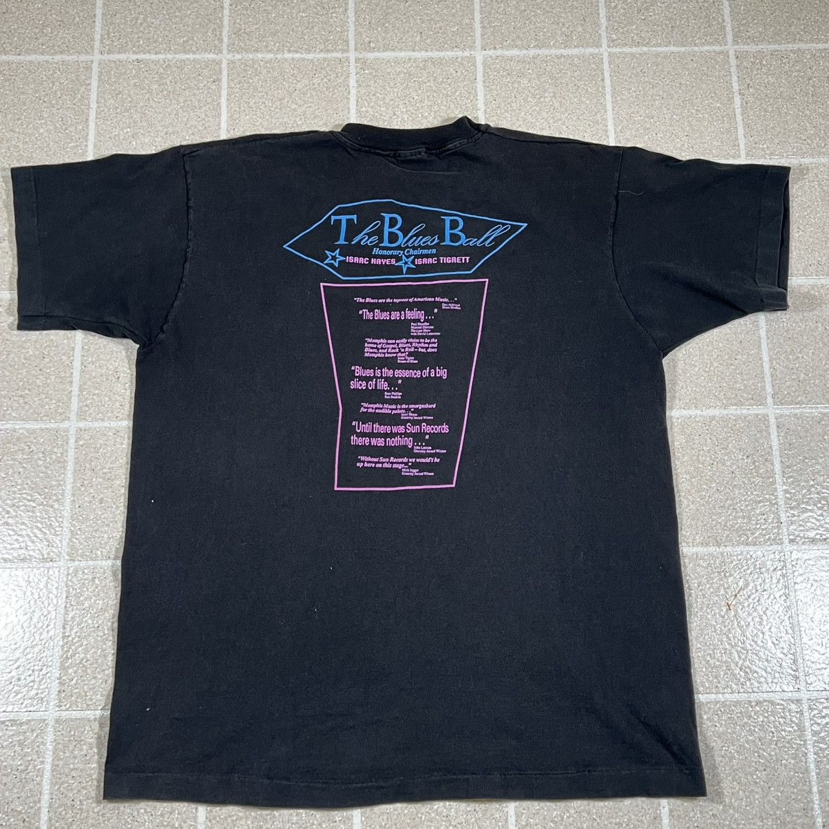 Fruit Of The Loom Vintage Memphis The Blues Ball Tshirt XL Single Stitch USA Size US XL / EU 56 / 4 - 3 Thumbnail