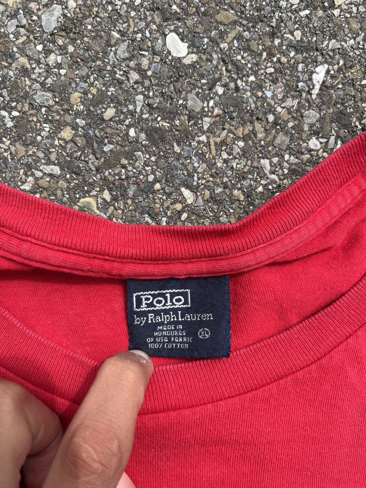 Polo Ralph Lauren Red Polo Ralph Lauren cotton t-shirt Size US XL / EU 56 / 4 - 3 Thumbnail
