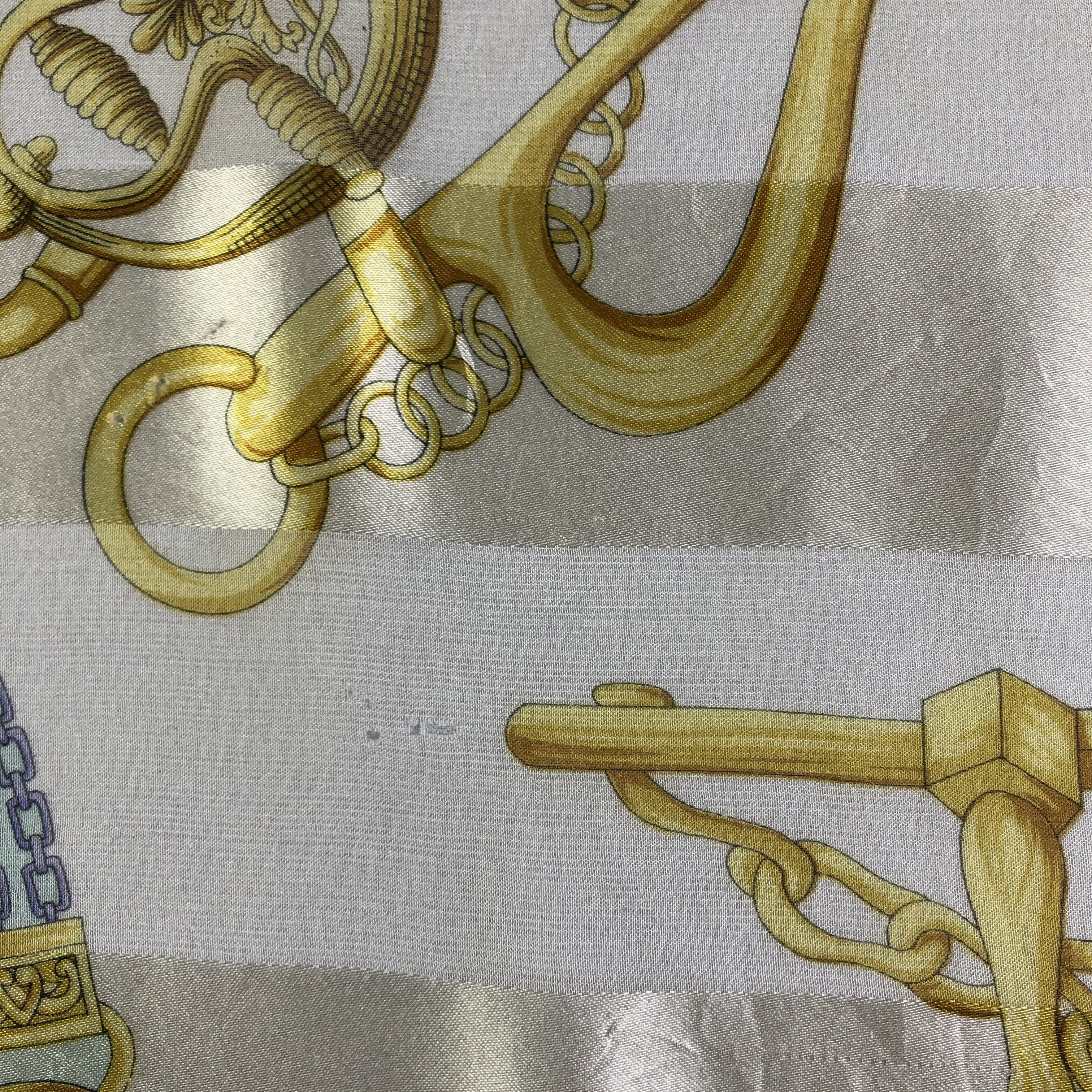 Vintage Vintage Polo Mallet Silk Scarf Size ONE SIZE - 8 Thumbnail