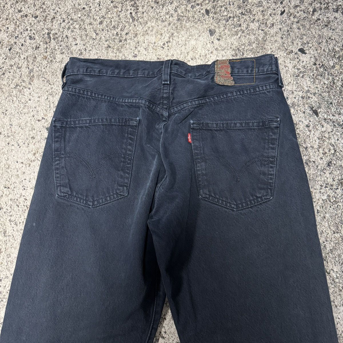 Levi's Vintage Levi’s 501 Dark Blue Denim Jeans ERD Grunge Chrome Size US 34 / EU 50 - 6 Thumbnail