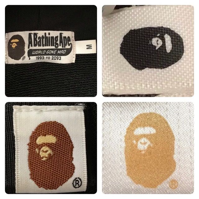 Bape BAPE Rhinestone neon college logo pullover hoodie APE Size US M / EU 48-50 / 2 - 8 Thumbnail