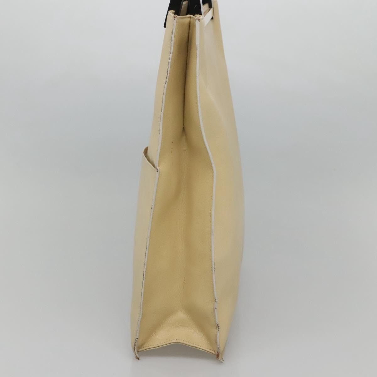 Gucci GUCCI Hand Bag Leather Beige Gold Size ONE SIZE - 4 Thumbnail