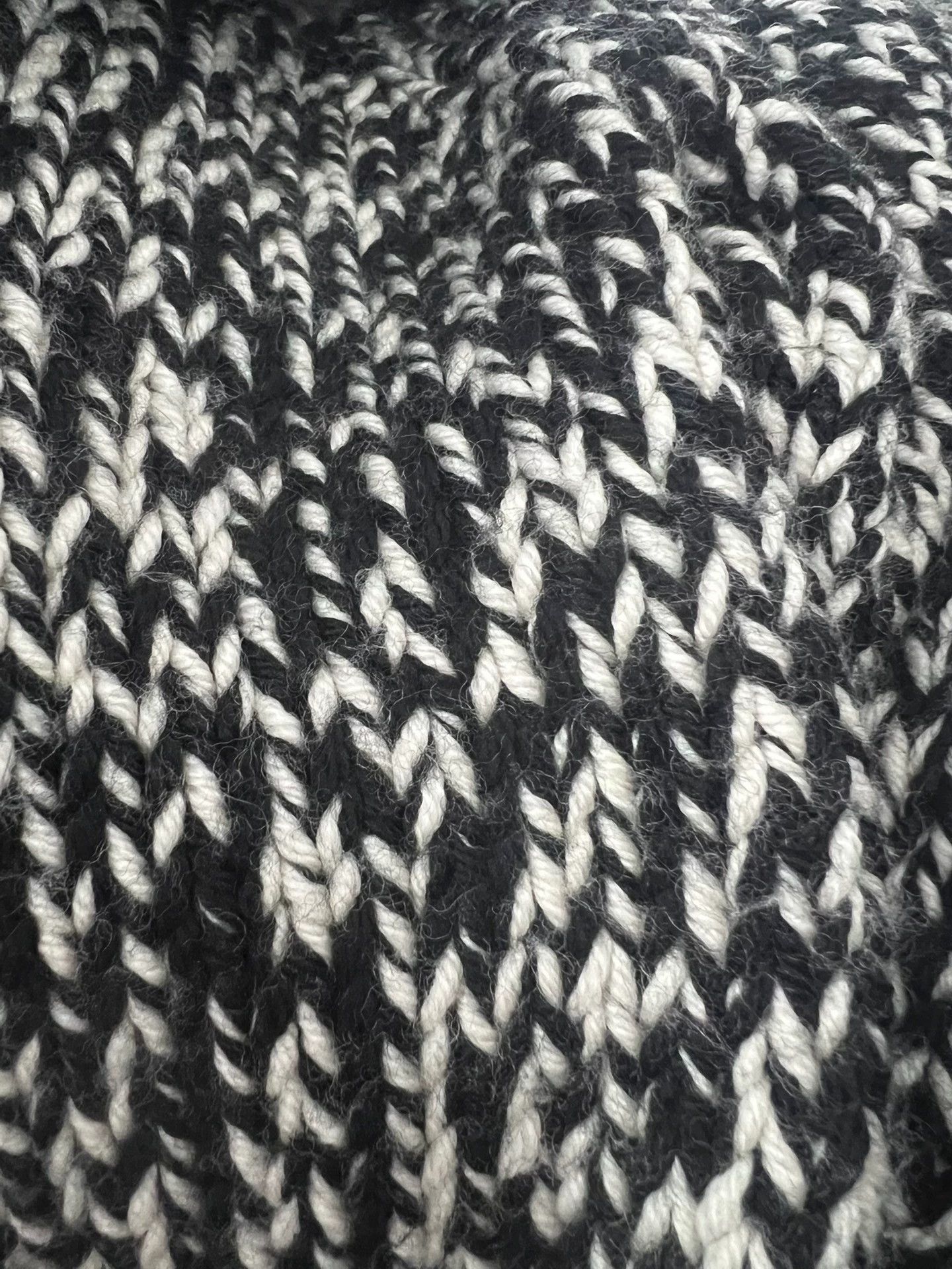 Saint Laurent Paris SLP 17fw men's M black white snowflake knit turtleneck Size US M / EU 48-50 / 2 - 3 Thumbnail