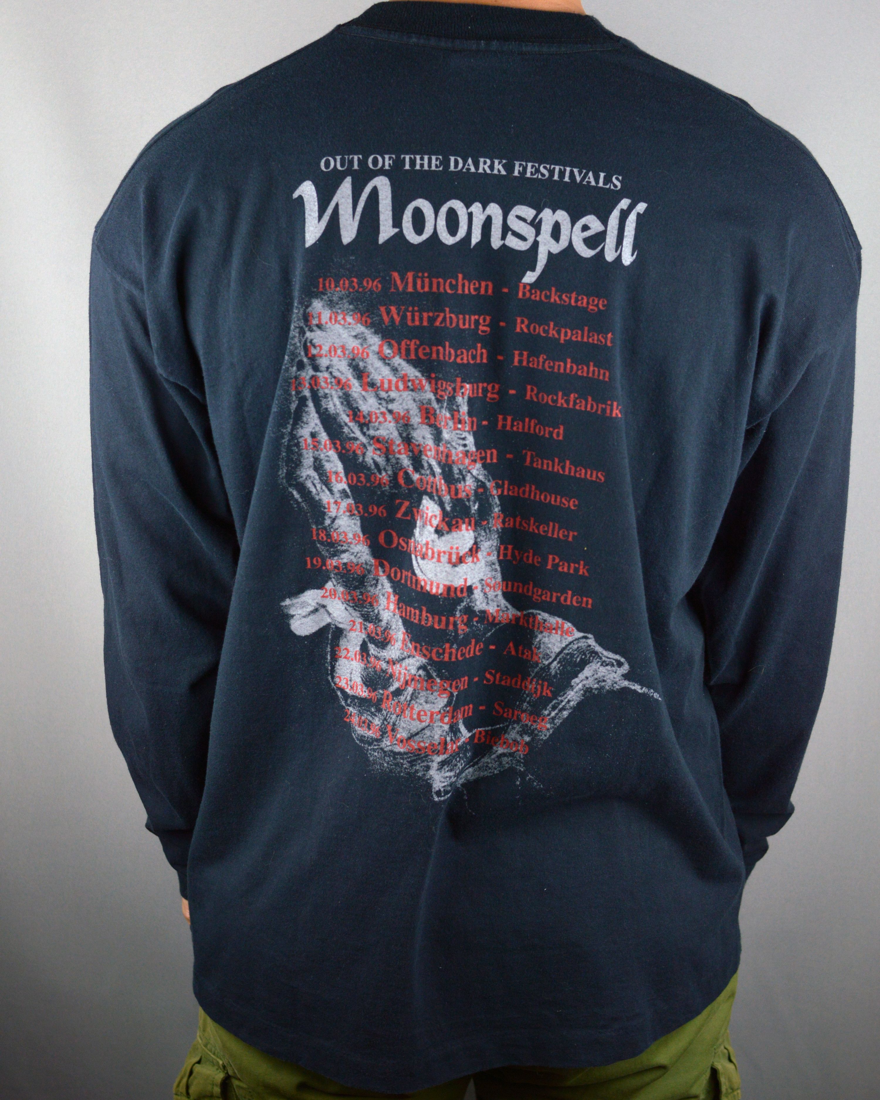 Vintage Vintage Moonspell Out Of The Dark Festivals 1996 t shirt Size US XL / EU 56 / 4 - 3 Thumbnail