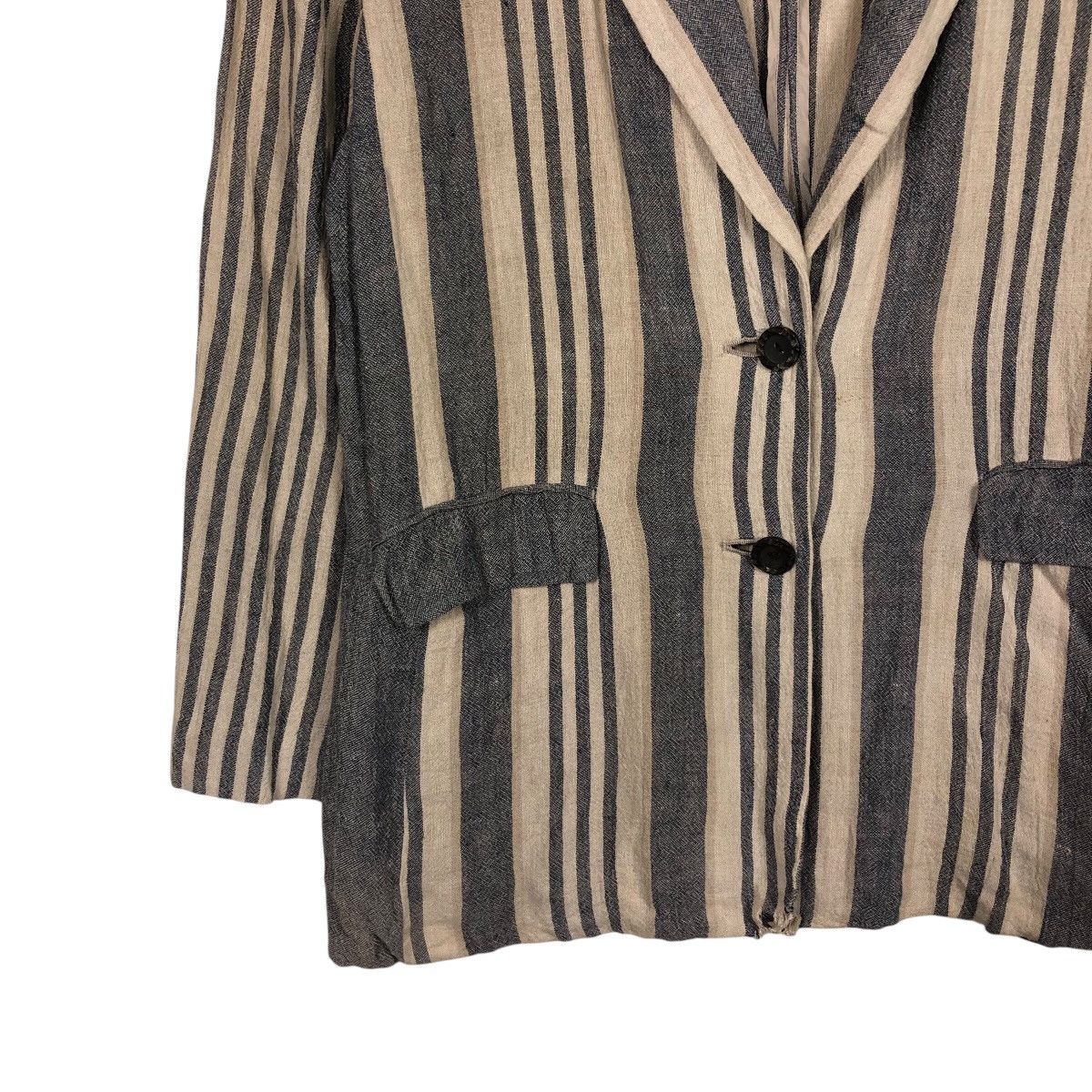 Japanese Brand 📌Vintage Hickory Chore Striped Jacket Jean Claude Paris Size US M / EU 48-50 / 2 - 5 Thumbnail