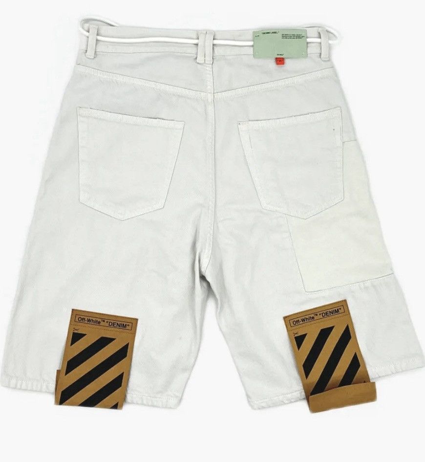 Off-White Off-White cotton denim bermuda shorts Size US 32 / EU 48 - 2 Thumbnail