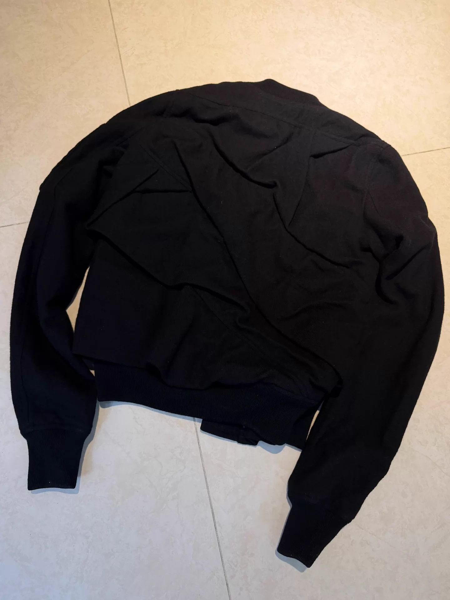Rick Owens Rick Owens Ma-1 Double-Wool Jacket Black Silk-Nylon 38 9N Size XS / US 0-2 / IT 36-38 - 2 Thumbnail