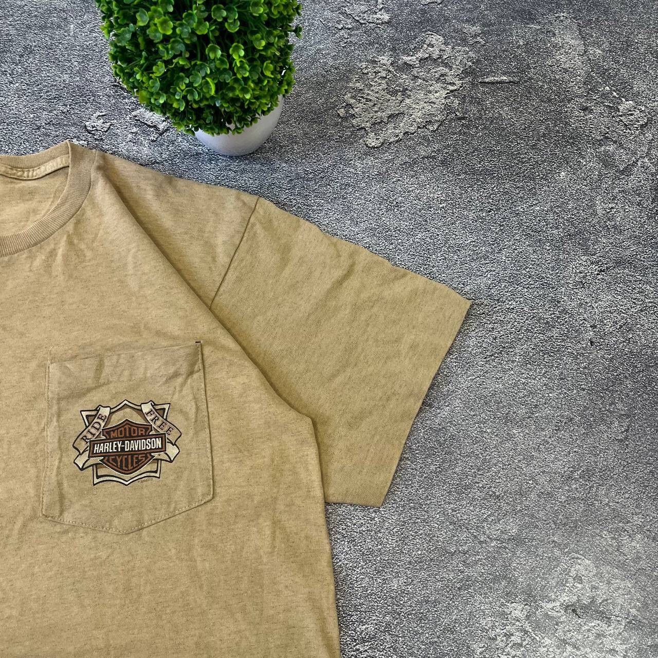 Harley Davidson Vintage 2000s Harley Dadidson Big Logo Florida Mens T-Shirt Size US M / EU 48-50 / 2 - 9 Thumbnail