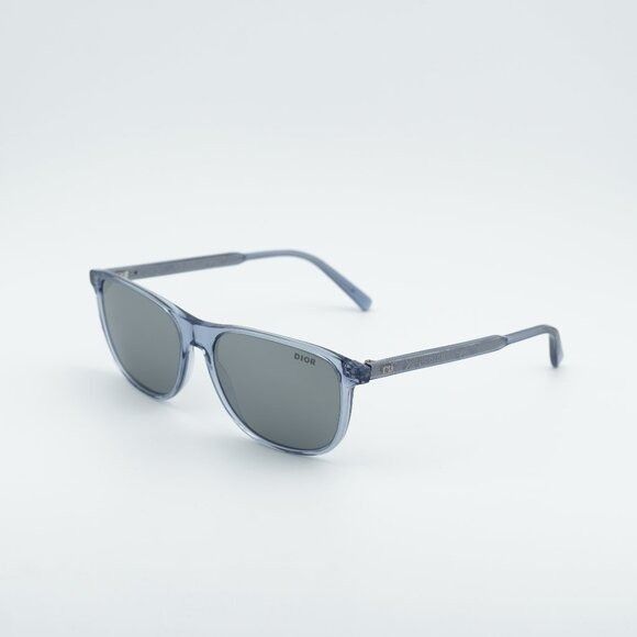 Dior Dior INDIOR S3I 80A4 Sunglasses Blue Square Frame Size ONE SIZE - 5 Thumbnail