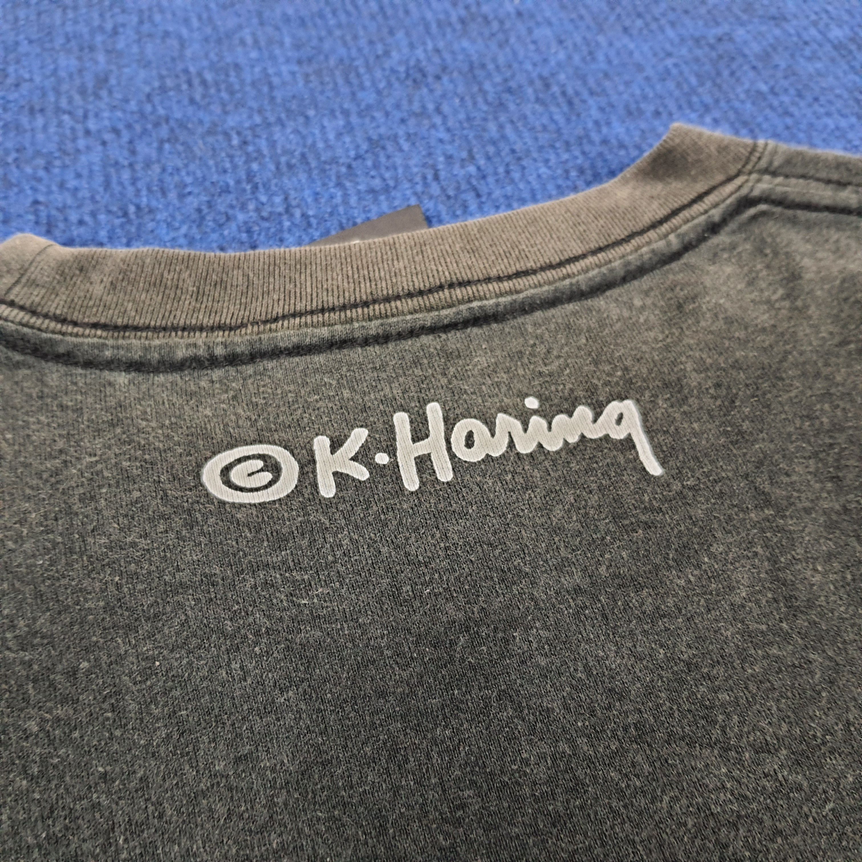 Japanese Brand × Keith Haring × Vintage Vintage Keith Haring x Japanese Brand Photo Tee T-shirt Size US L / EU 52-54 / 3 - 4 Thumbnail