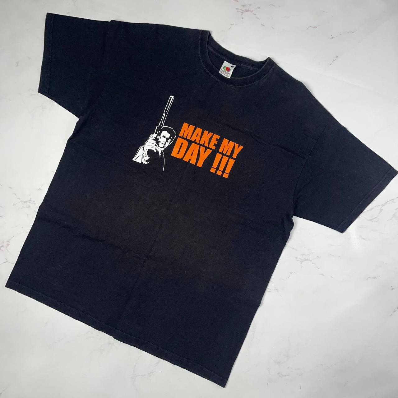 Vintage Vintage T-shirt Make my Day Black tee Size Xl Size US XL / EU 56 / 4 - 2 Thumbnail