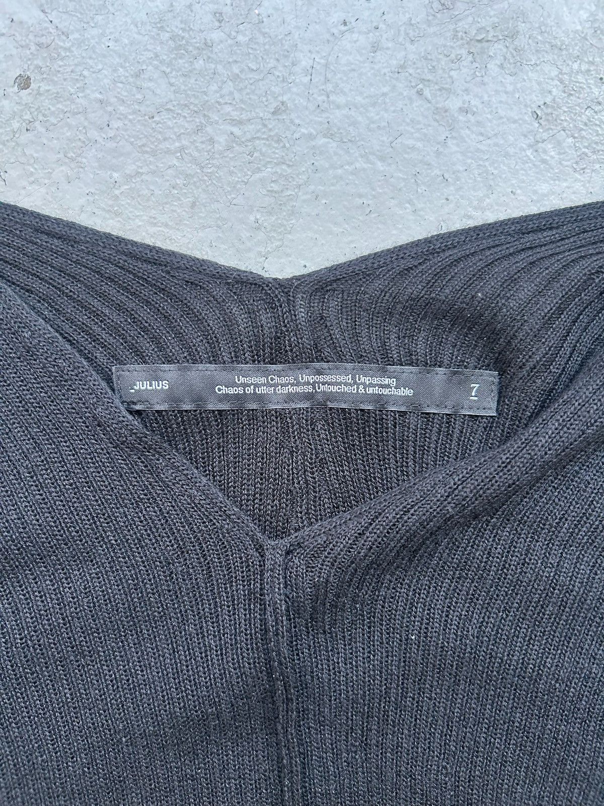 Julius Julius Ribbed Long Sleeve Size US M / EU 48-50 / 2 - 5 Thumbnail