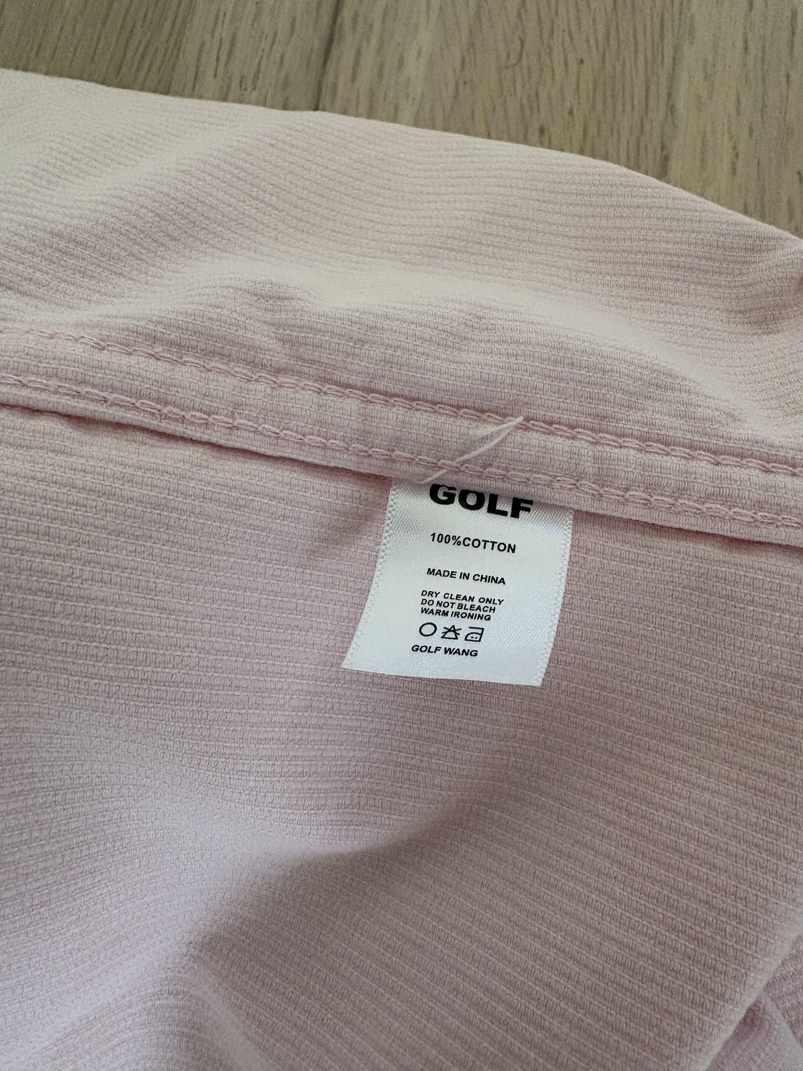 Golf Wang Olde Corduroy Half Zip Work Shirt Pink Size L / US 10 / IT 46 - 6 Thumbnail