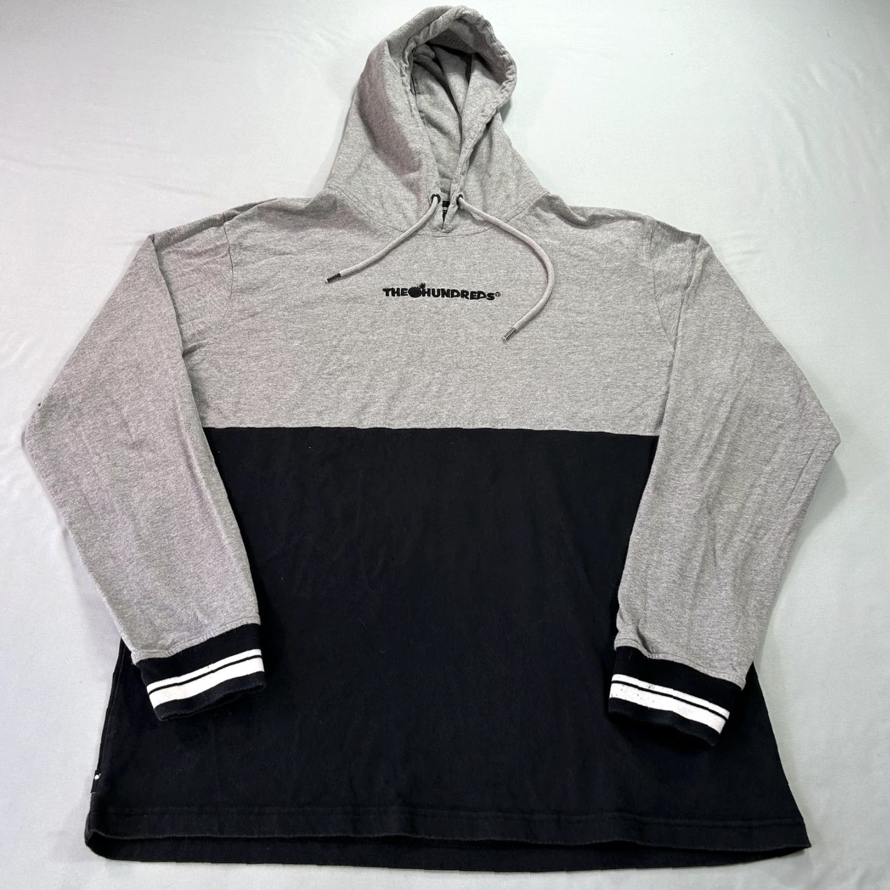 The Hundreds The Hundreds Hoodie Gray Black XL Pullover Hooded Sweatshirt Streetwear Mens Size US XL / EU 56 / 4 - 2 Thumbnail
