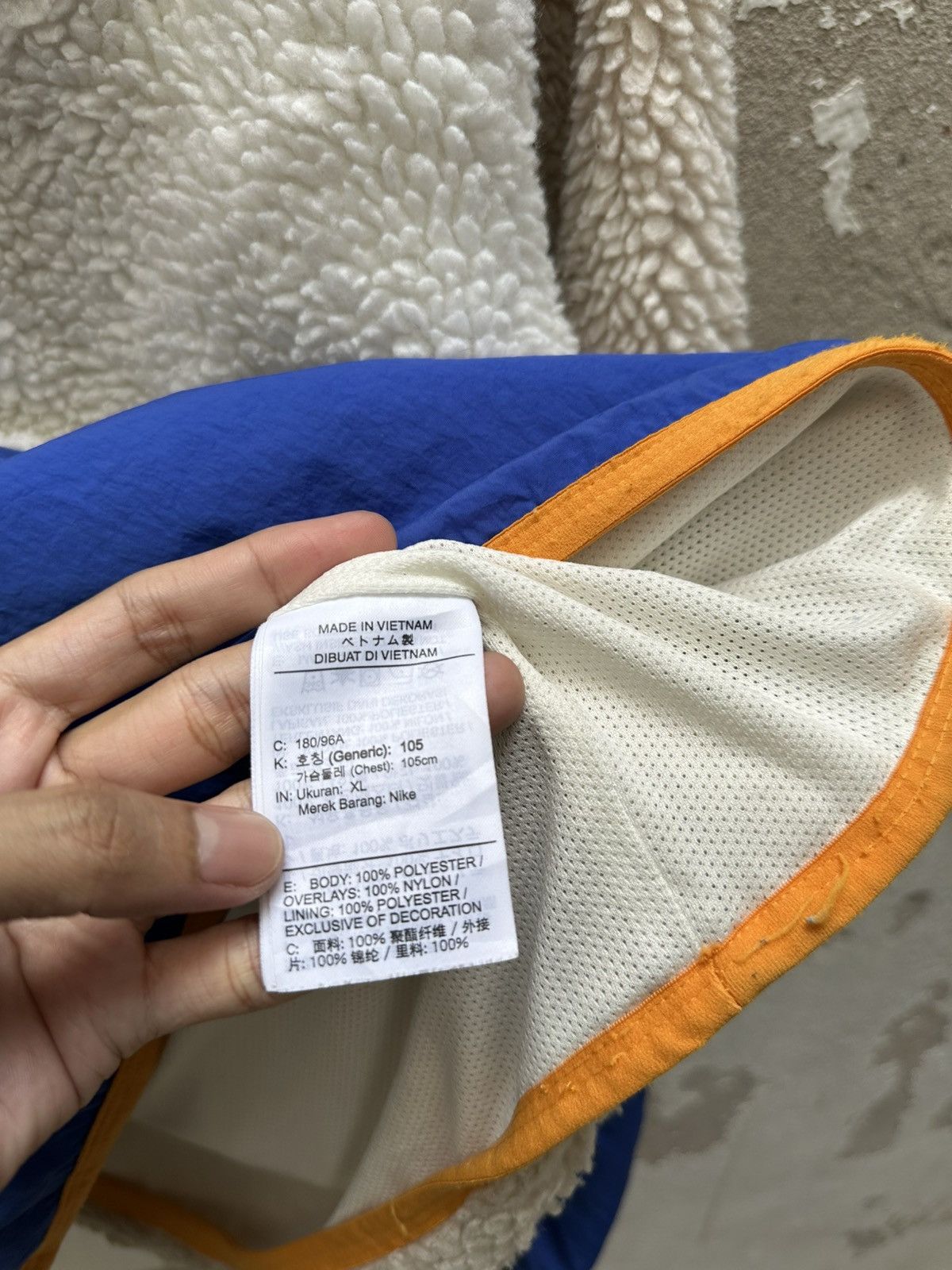 Nike Authentic Nike Anorak Crazy Block Clorway Fleece Hoodies Size US XL / EU 56 / 4 - 6 Thumbnail