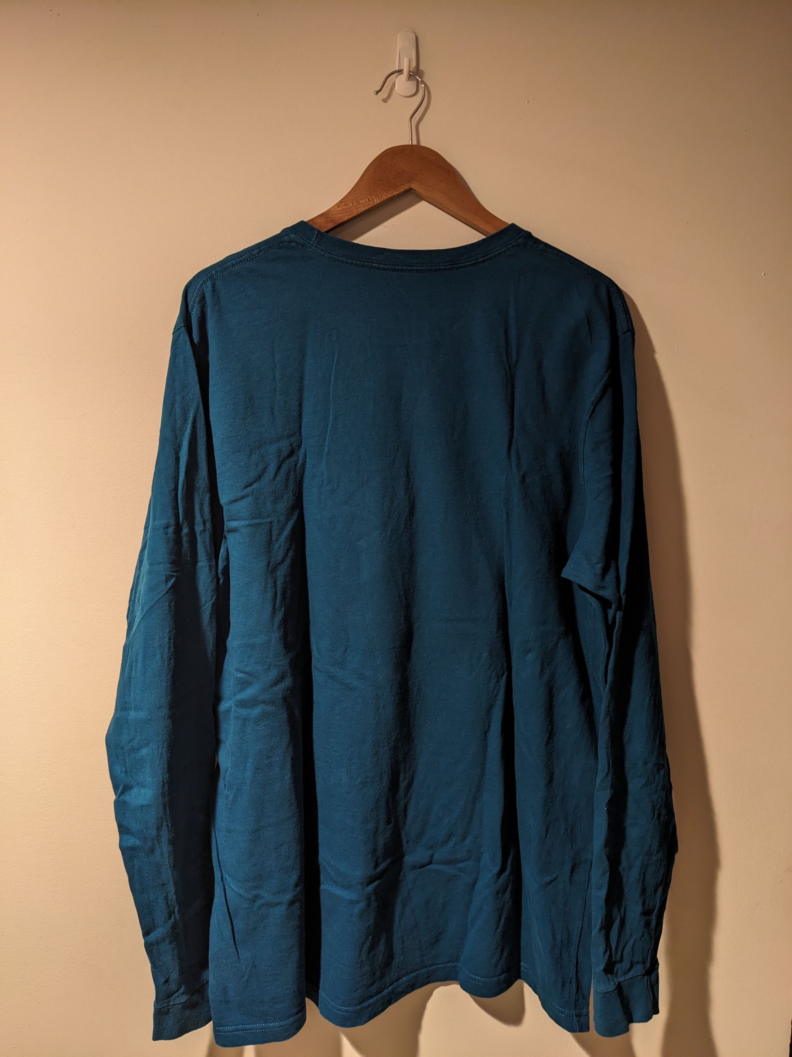 Patagonia Patagonia Logo Regular Fit Blue X-Large Long-Sleeve T-Shirt Size US XL / EU 56 / 4 - 4 Thumbnail