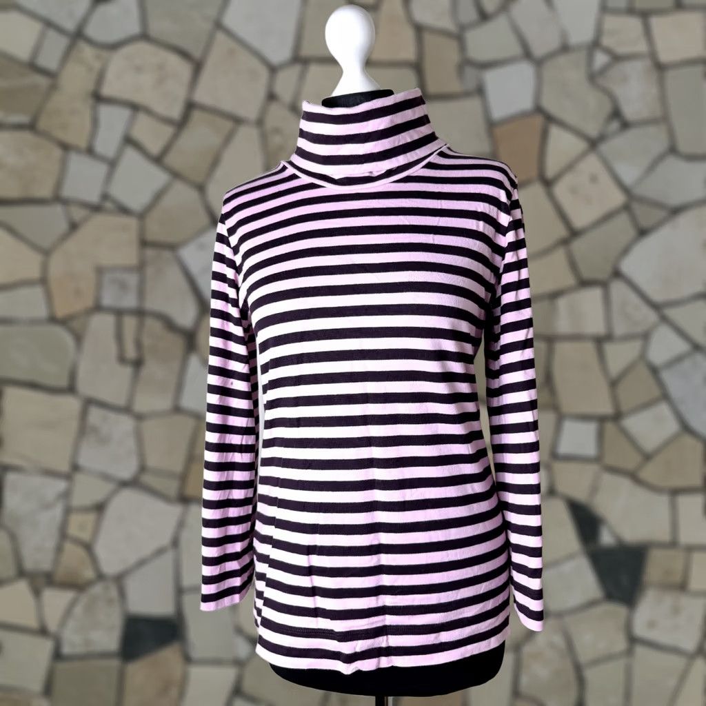 Marimekko Marimekko Tassa womens roll neck shirt jumper M Pink Long Sleeve T-Shirt Womens Size M / US 6-8 / IT 42-44 - 1 Thumbnail