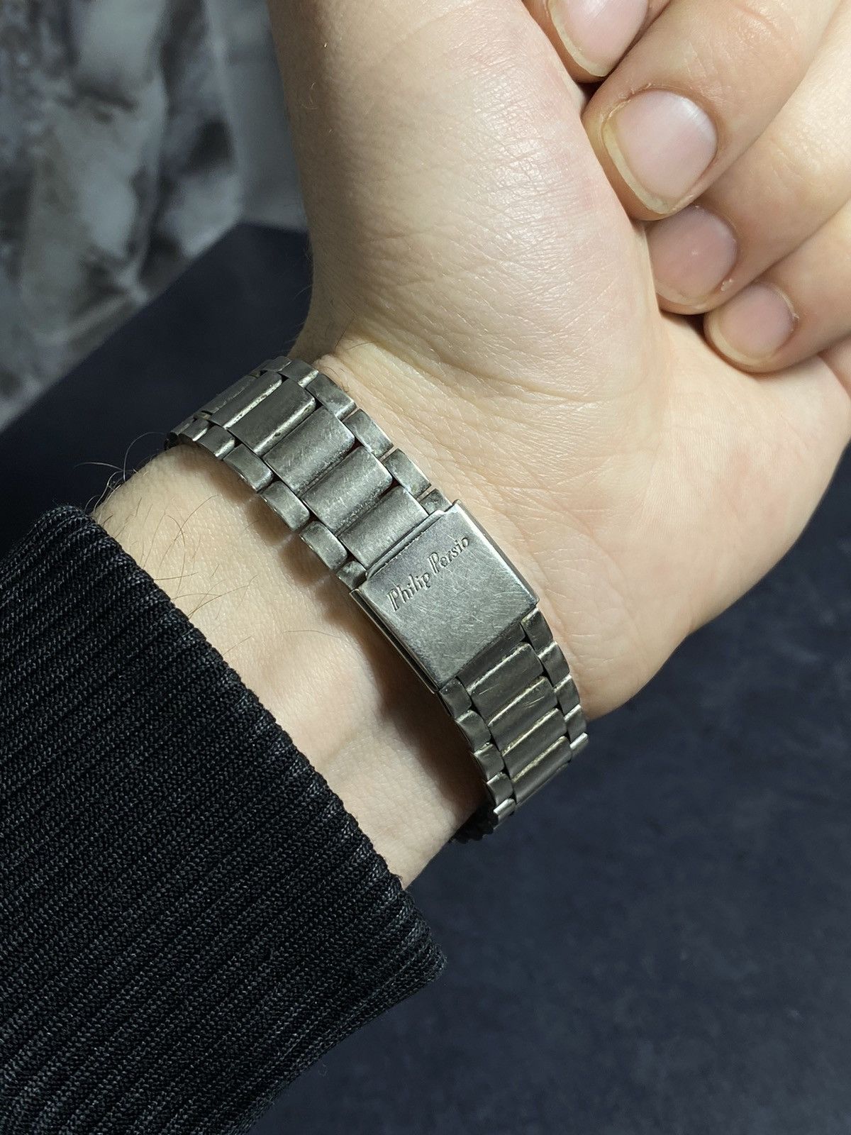 Vintage Philip Persio Titanium Quartz Watch Vintage Japanese Brand Size ONE SIZE - 2 Thumbnail