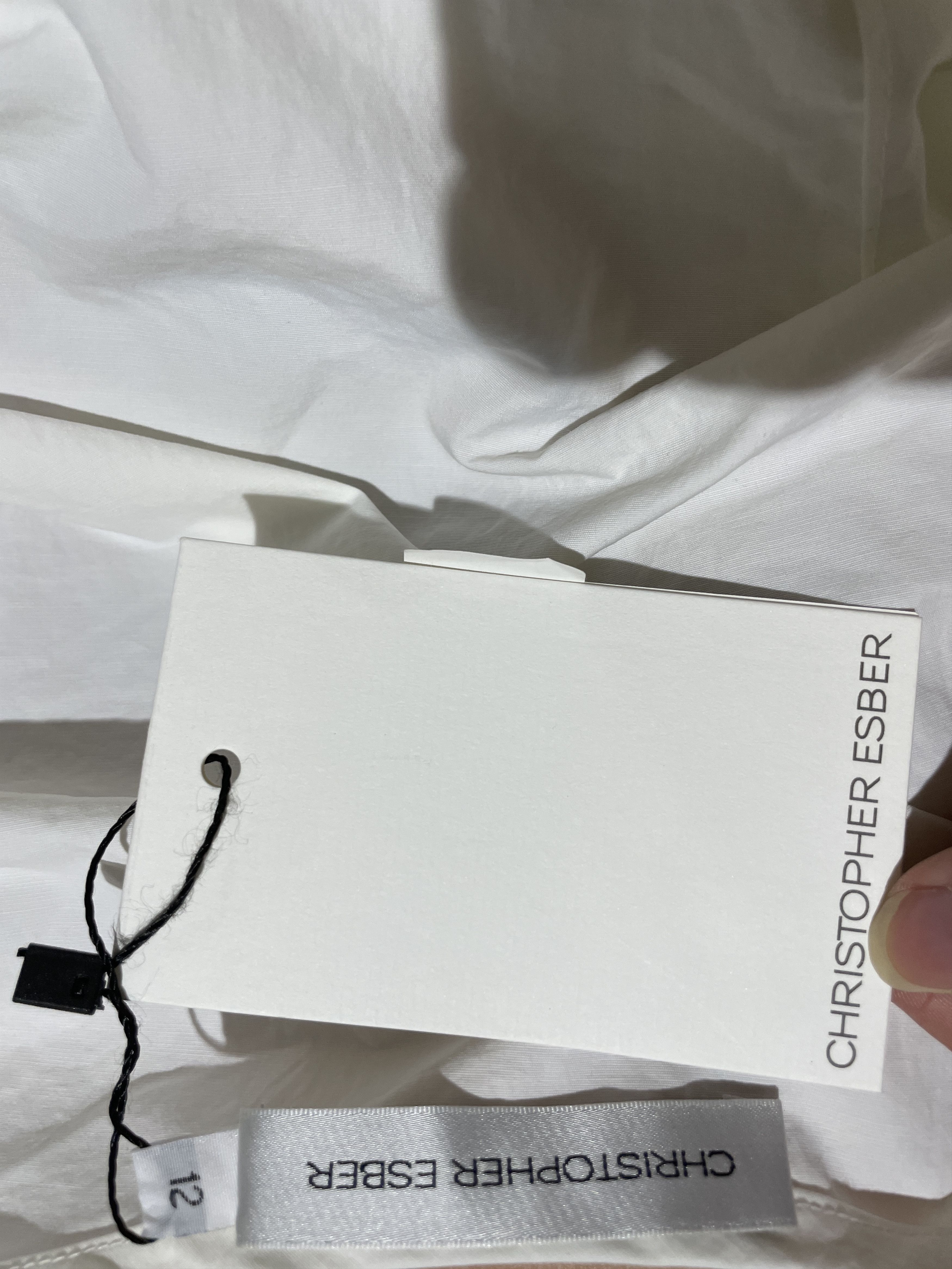 Christopher Esber Anglaise Sleeve Wrap Top Size M / US 6-8 / IT 42-44 - 7 Thumbnail