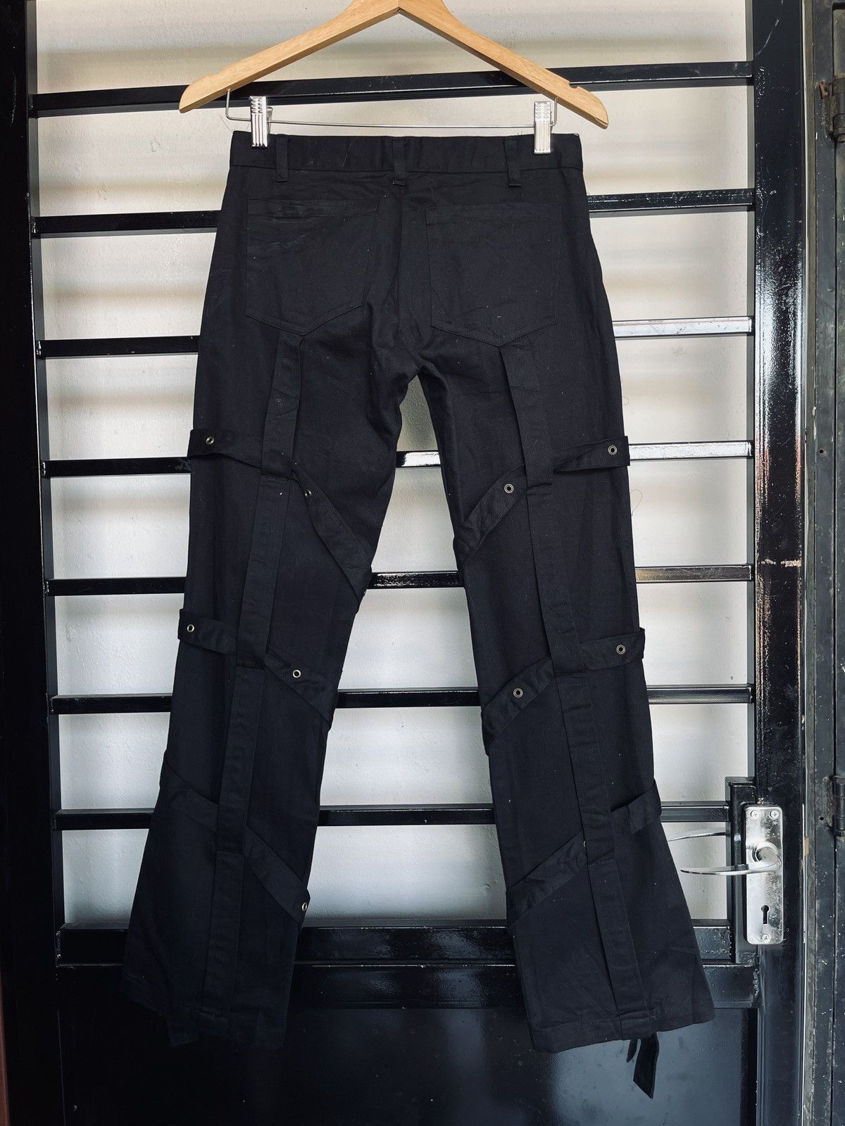 Black Peace Now Bondage Punk Style Pants