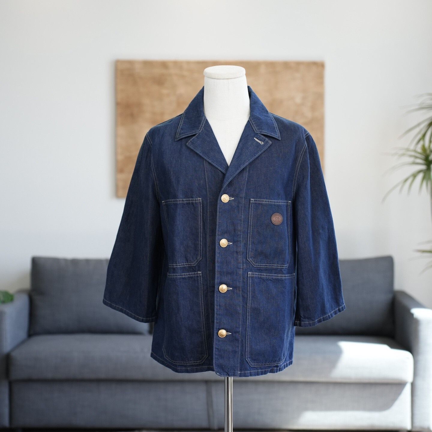 Gucci Gucci Washed Oversized Blue Light Jacket m Men Size US M / EU 48-50 / 2 - 1 Thumbnail