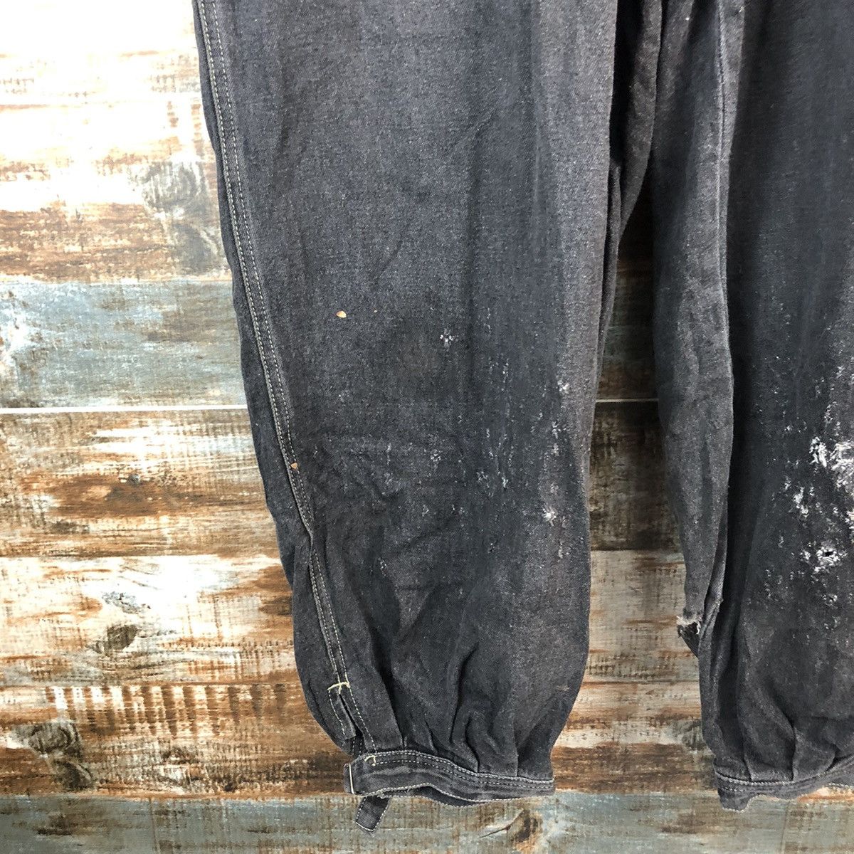 Japanese Brand × Vintage Gin Washi vintage japan Black Pants #1428 Size US 37 - 6 Thumbnail