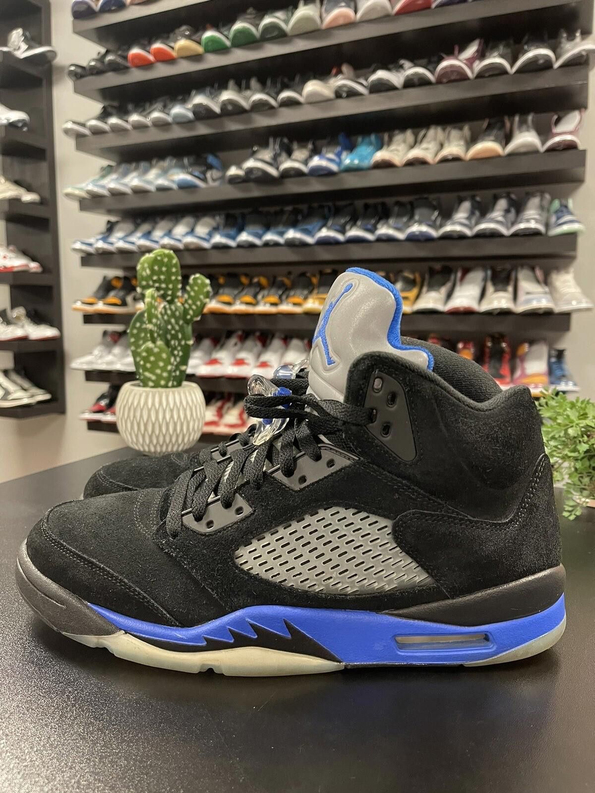Nike Size 12 - Nike Air Jordan 5 Racer Blue CT4838-004 OG V Retro Size US 12 / EU 45 - 1 Thumbnail