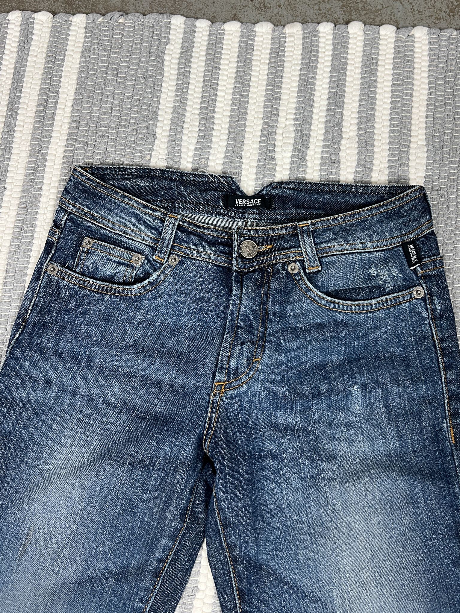 Jean Vintage Versace Jeans Couture Denim Pants Jeans Size 25" / US 0 / IT 36 - 3 Thumbnail