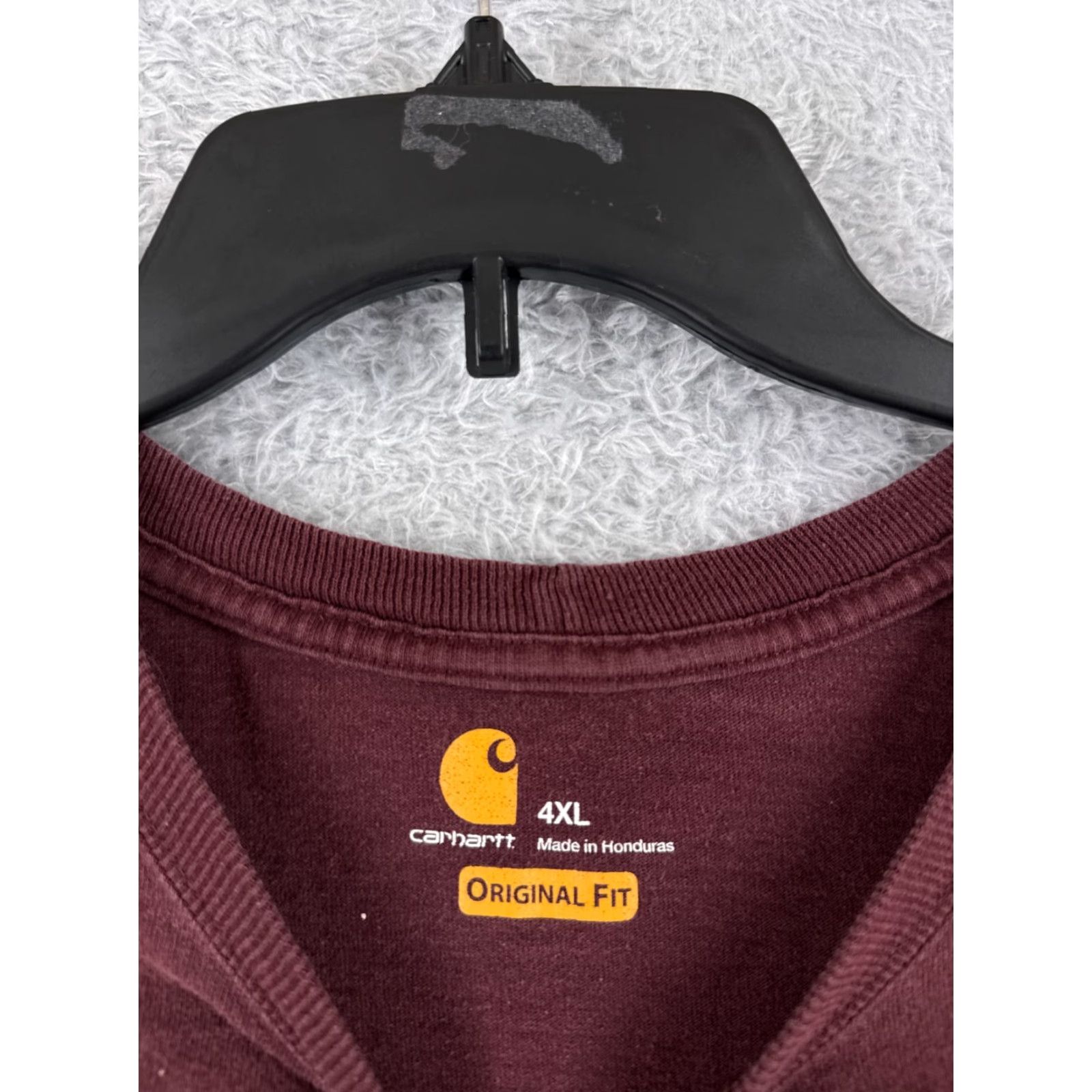 Carhartt Carhartt Shirt Men 4XL Red Short Sleeve Pocket Original Fit Size US XXL / EU 58 / 5 - 7 Thumbnail