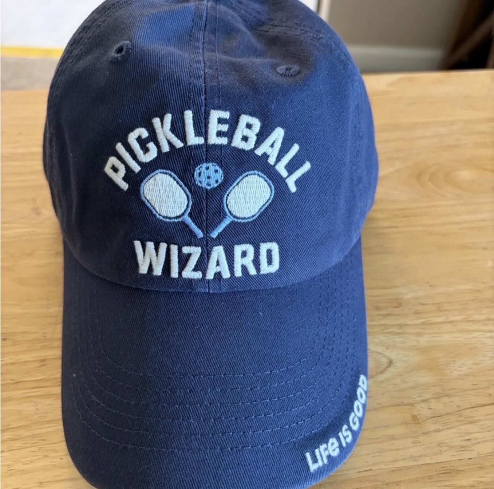 Life is Good Life Is Good Blue Pickleball Wizard Kids Hat Size ONE SIZE - 1 Thumbnail