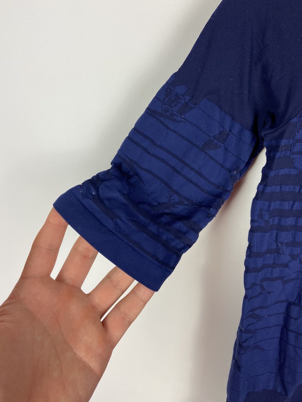 Designer × Marithe + Francois Girbaud Marithe Francois Girbaud Blue Skinny Top T-Shirt Womens Size S / US 4 / IT 40 - 9 Thumbnail