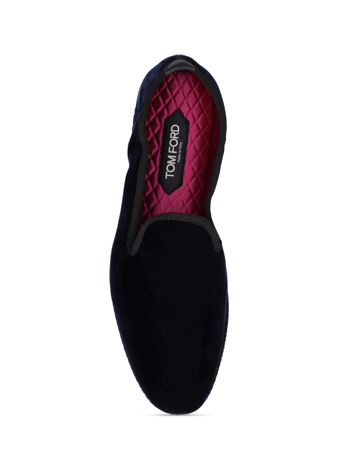 Tom Ford o1w1db10724 J1426 Velvet Loafers in Navy Size US 13 / EU 46 - 6 Thumbnail