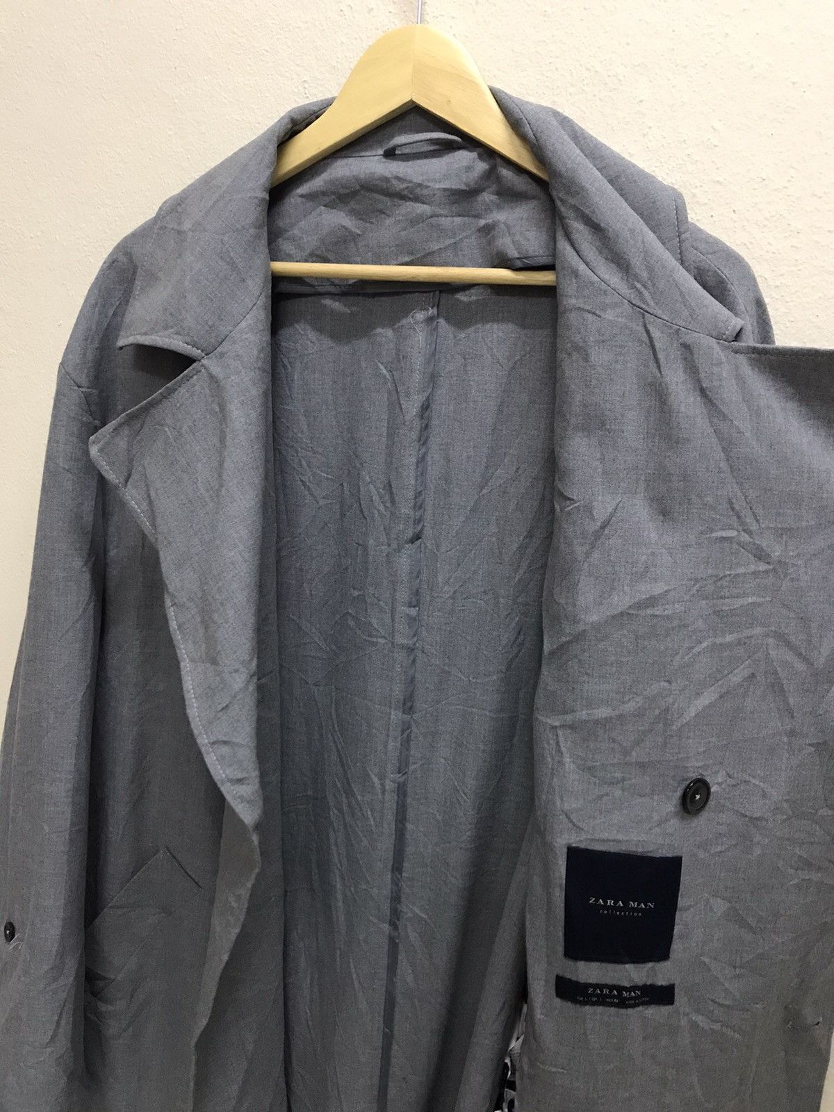 Zara Zara Man Collection Long Coat Jacket Size US XL / EU 56 / 4 - 8 Thumbnail