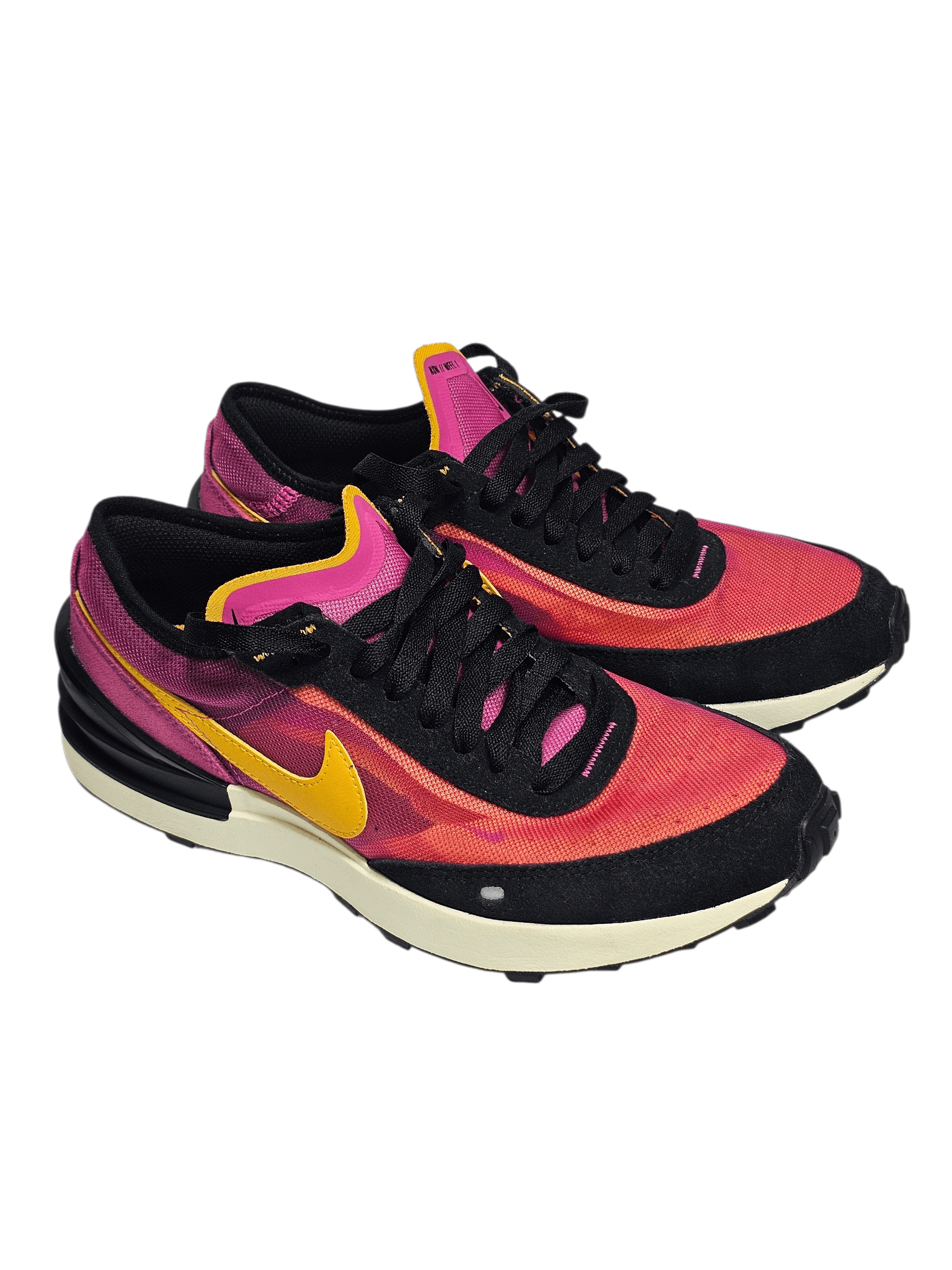 Nike Nike Waffle One Active Fuchsia University Gold Black Size US 7.5 / IT 37.5 - 4 Thumbnail