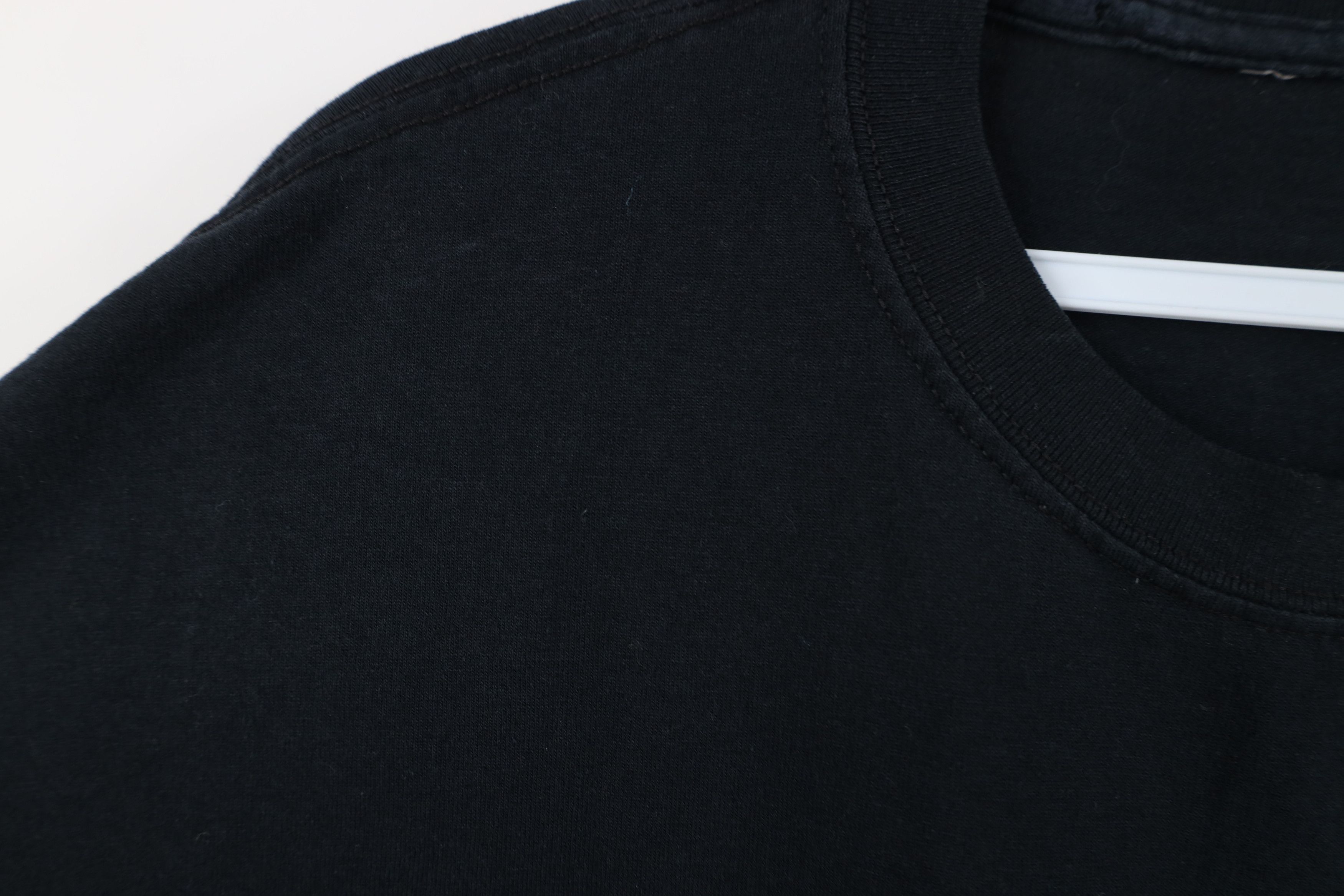Vintage Vintage 90s Streetwear Heavyweight Cotton T-Shirt Black Size US XL / EU 56 / 4 - 5 Thumbnail
