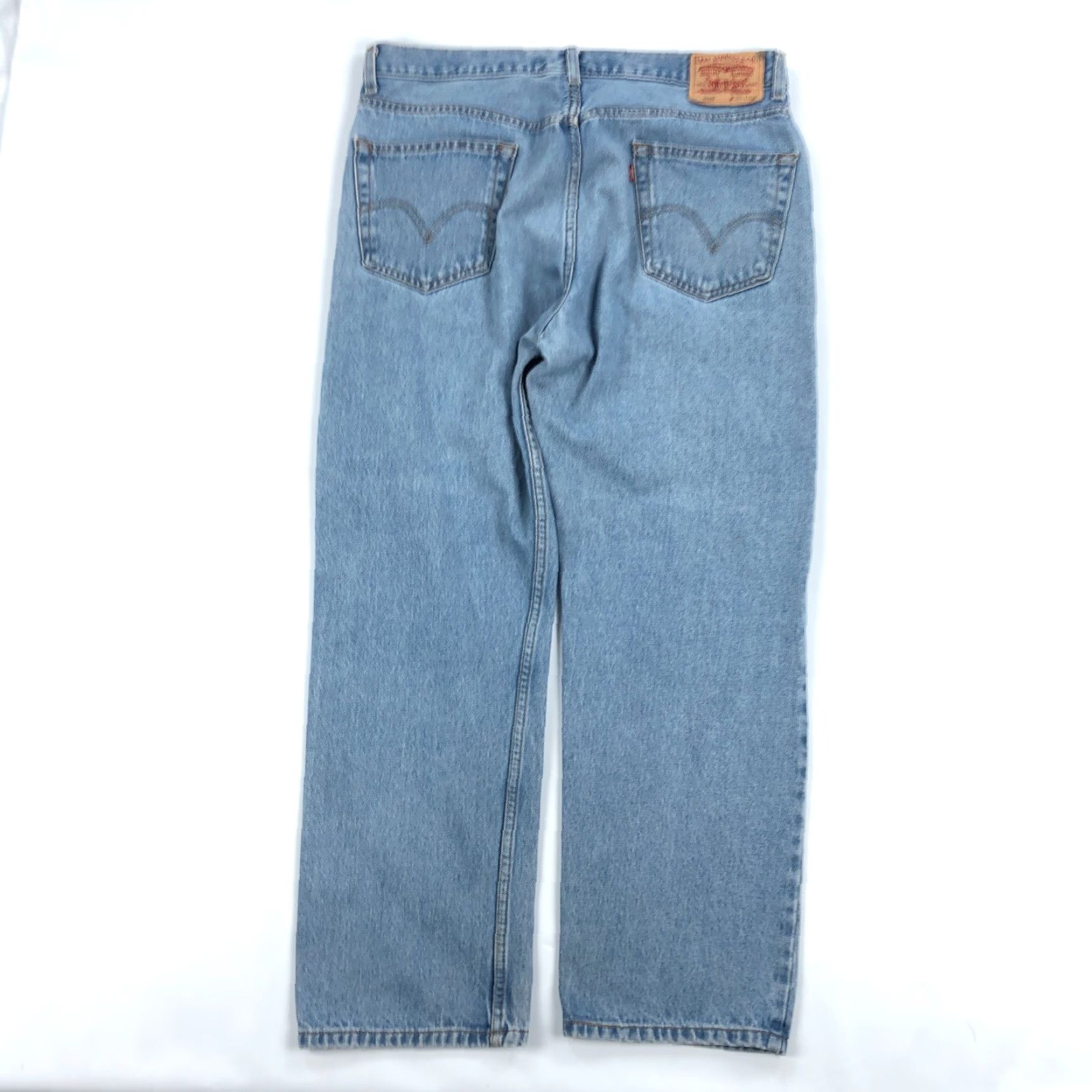 Levi's VINTAGE Levi's Jeans Mens 36x29 American Blue 505 Denim Cotton 5-Pocket Straight 90s USA Womens Men? Size US 36 / EU 52 - 2 Thumbnail