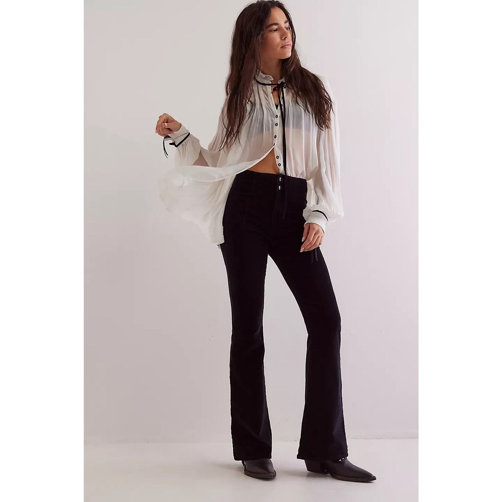 We The Free X Free People Corduroy Flare Jeans 29 X 30.5