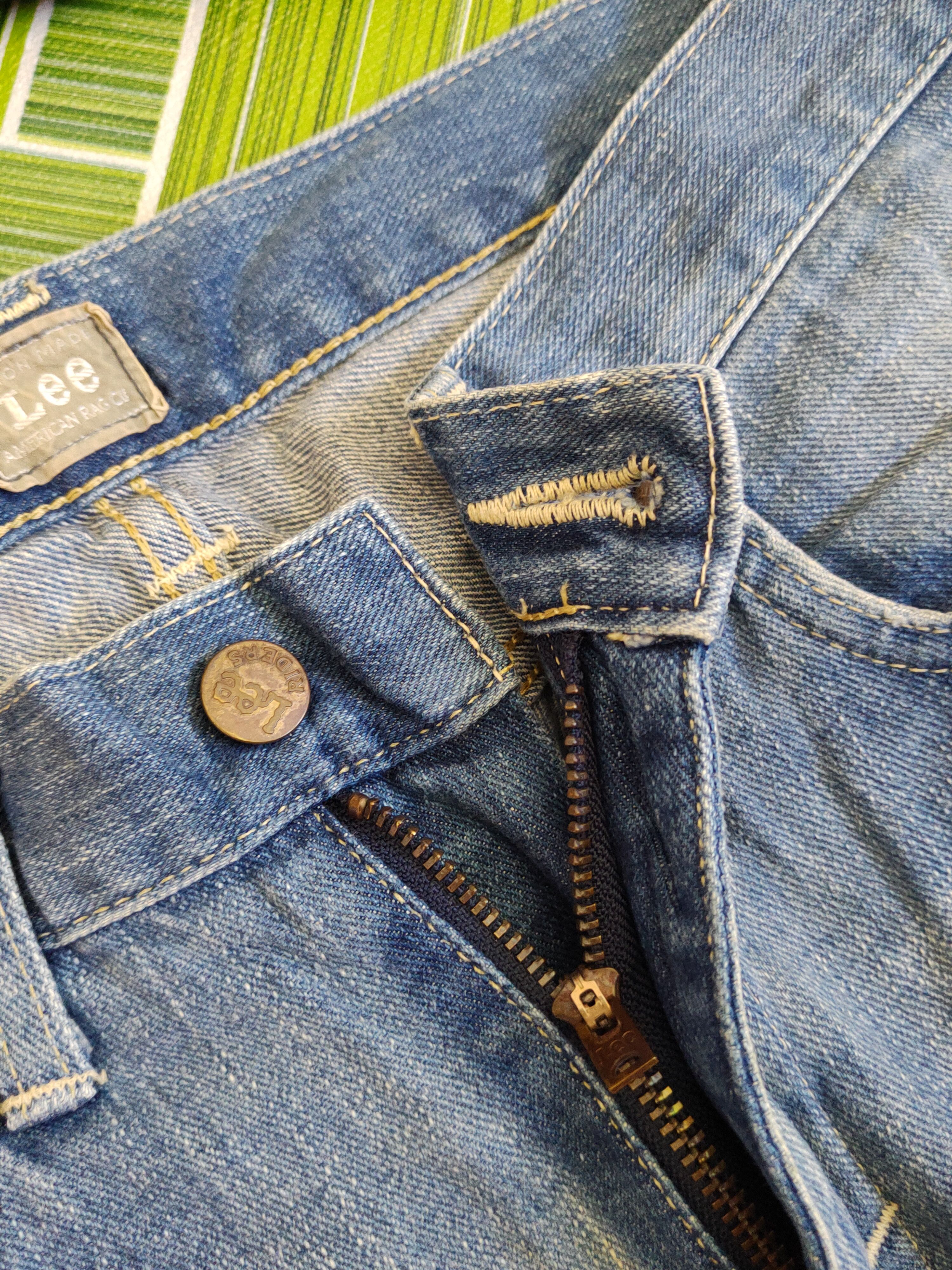 Lee Blue Faded Distressed Ripped Jeans #S1812