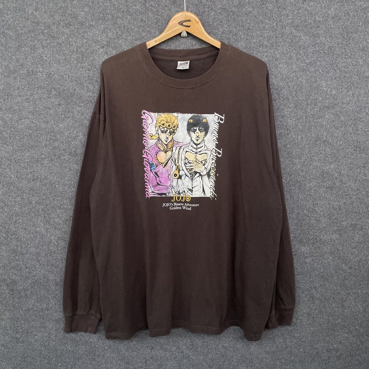 Anime × Japanese Brand × Vintage Vintage Jojo's Bizarre Adventure Golden Wind L/S T Shirt Size US XXL / EU 58 / 5 - 1 Thumbnail