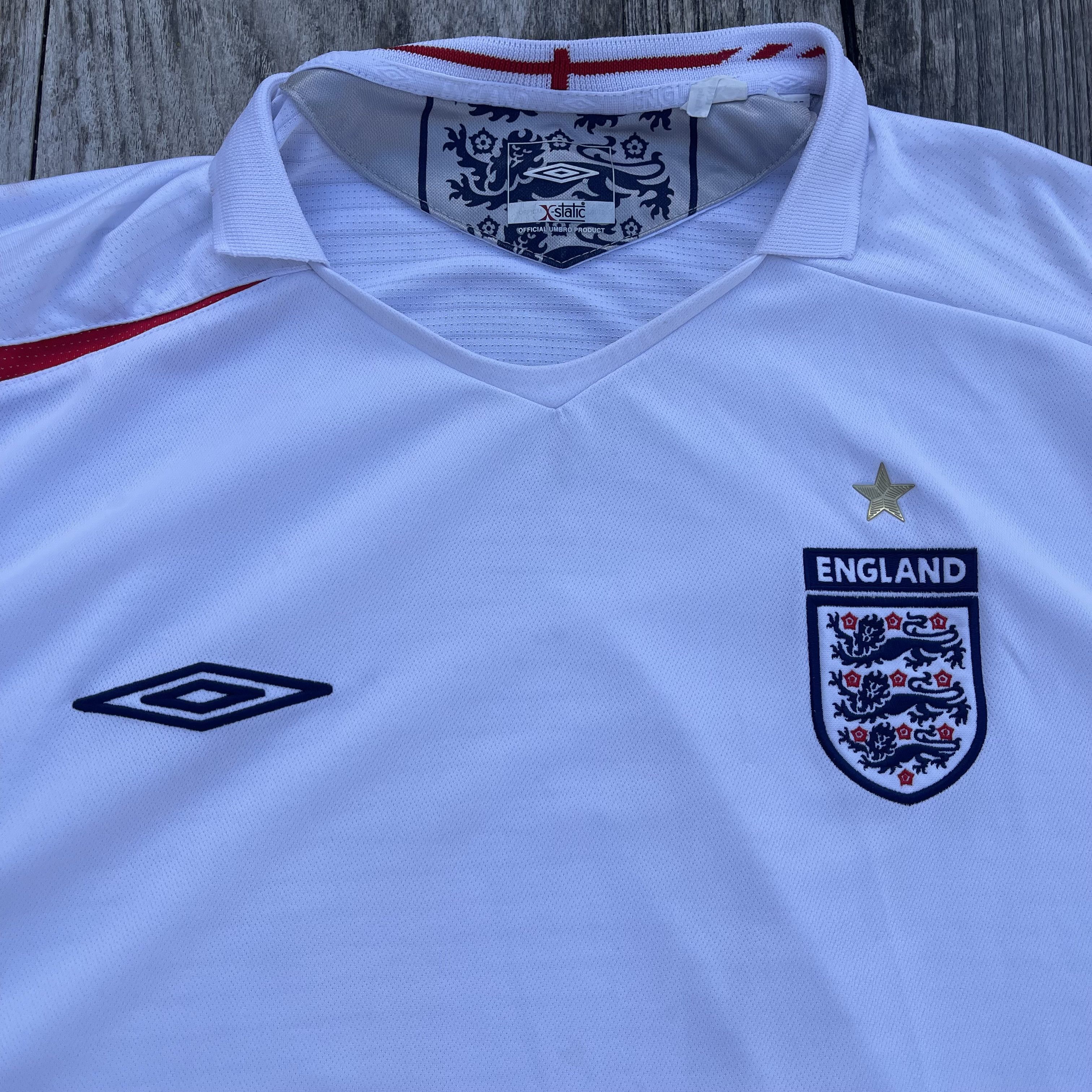 Umbro Vintage Umbro England Soccer Jersey Size US XXL / EU 58 / 5 - 4 Thumbnail